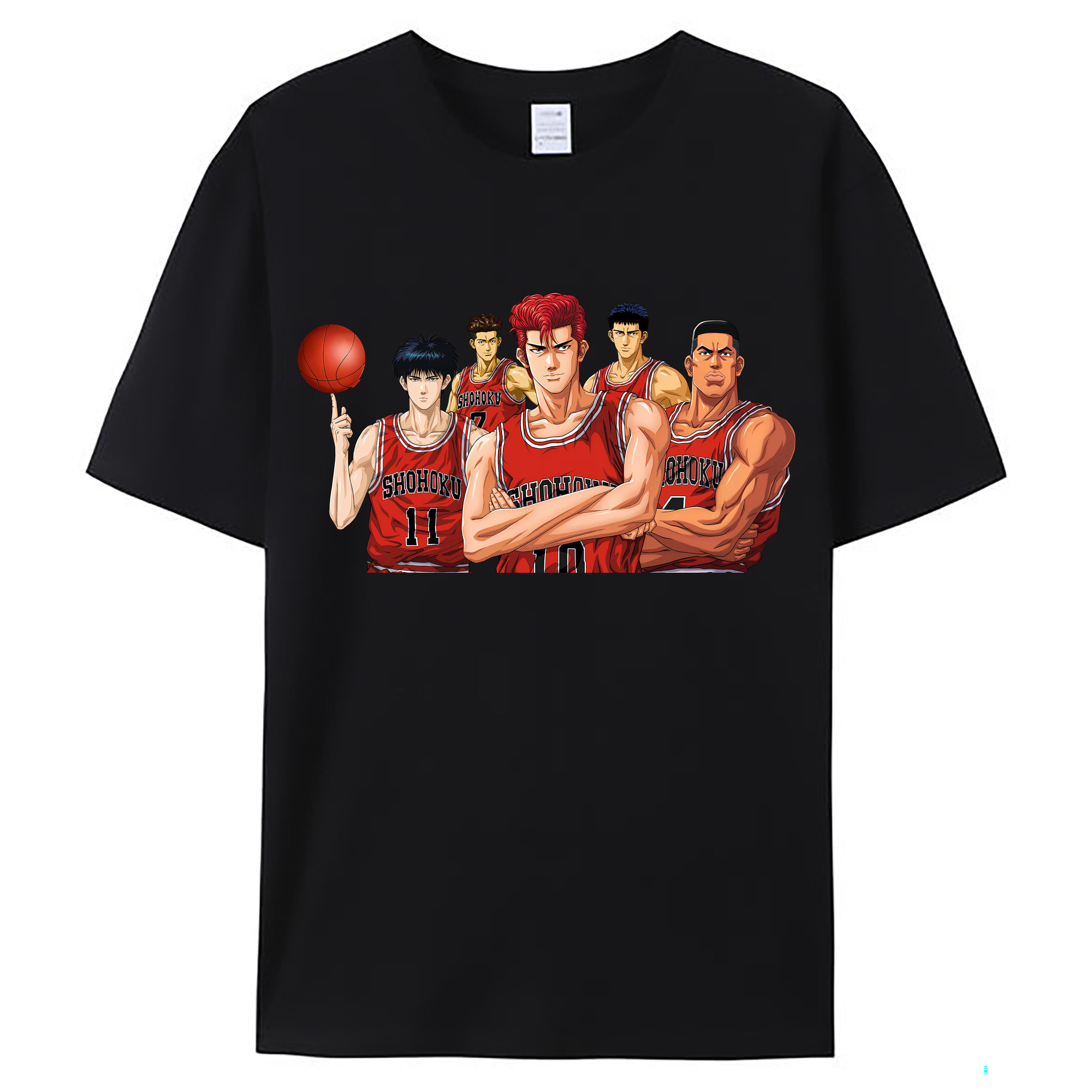 （画像用） SLAM DUNK／スラムダンク レディースカジュアルプリントTシャツ（綿100％）