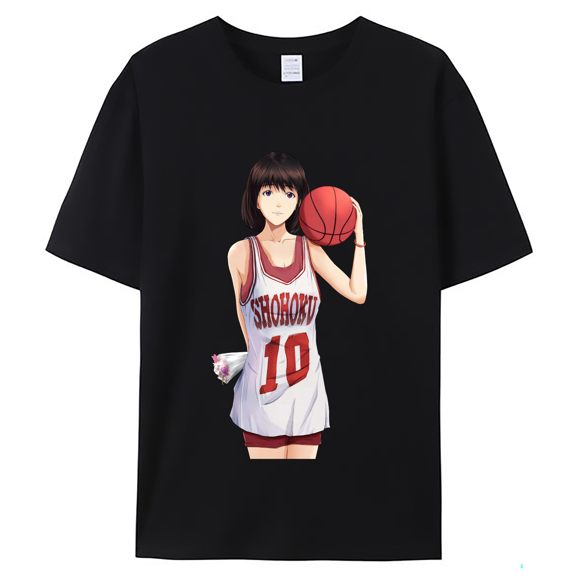 （画像用） SLAM DUNK／スラムダンク レディースカジュアルプリントTシャツ（綿100％）