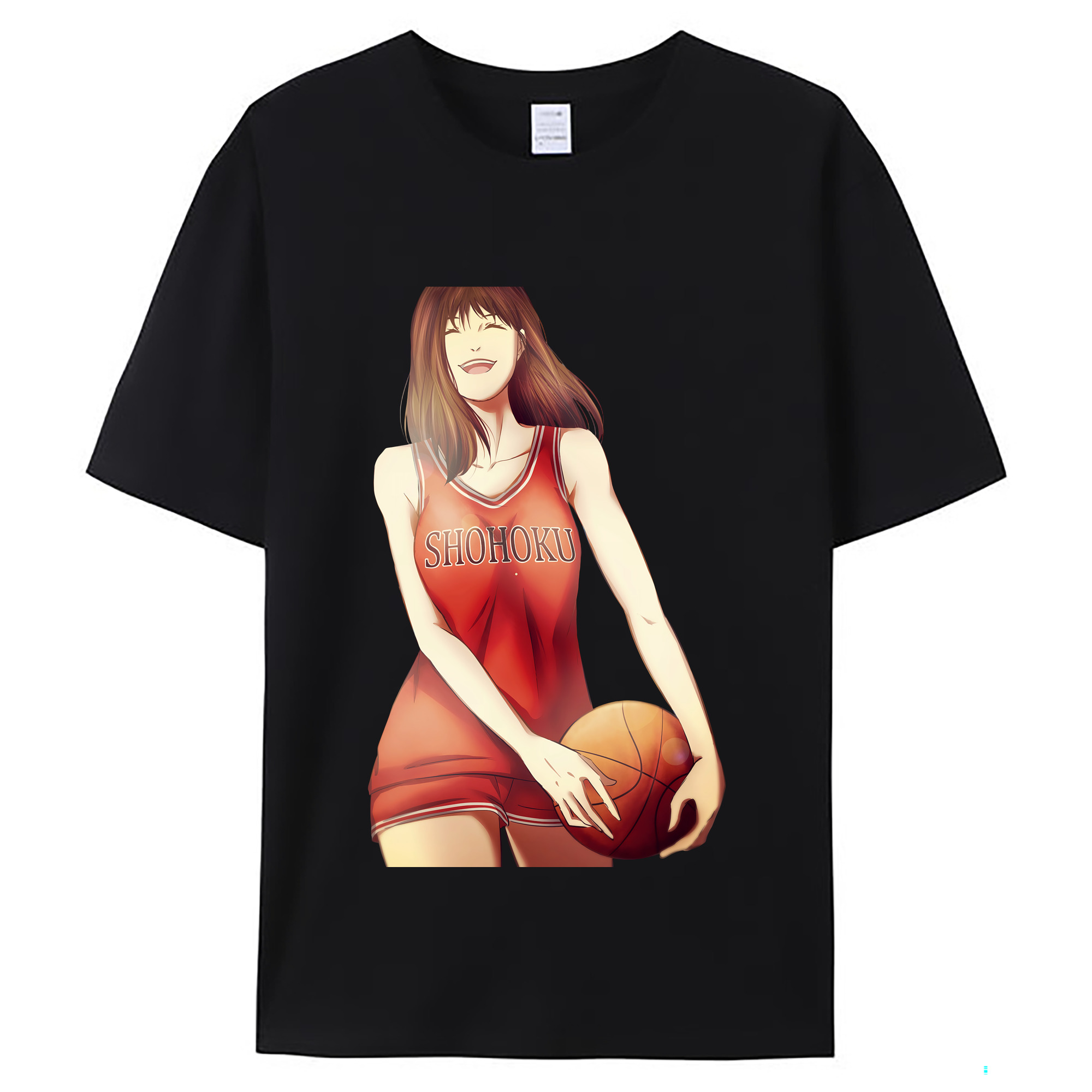 （画像用） SLAM DUNK／スラムダンク レディースカジュアルプリントTシャツ（綿100％）