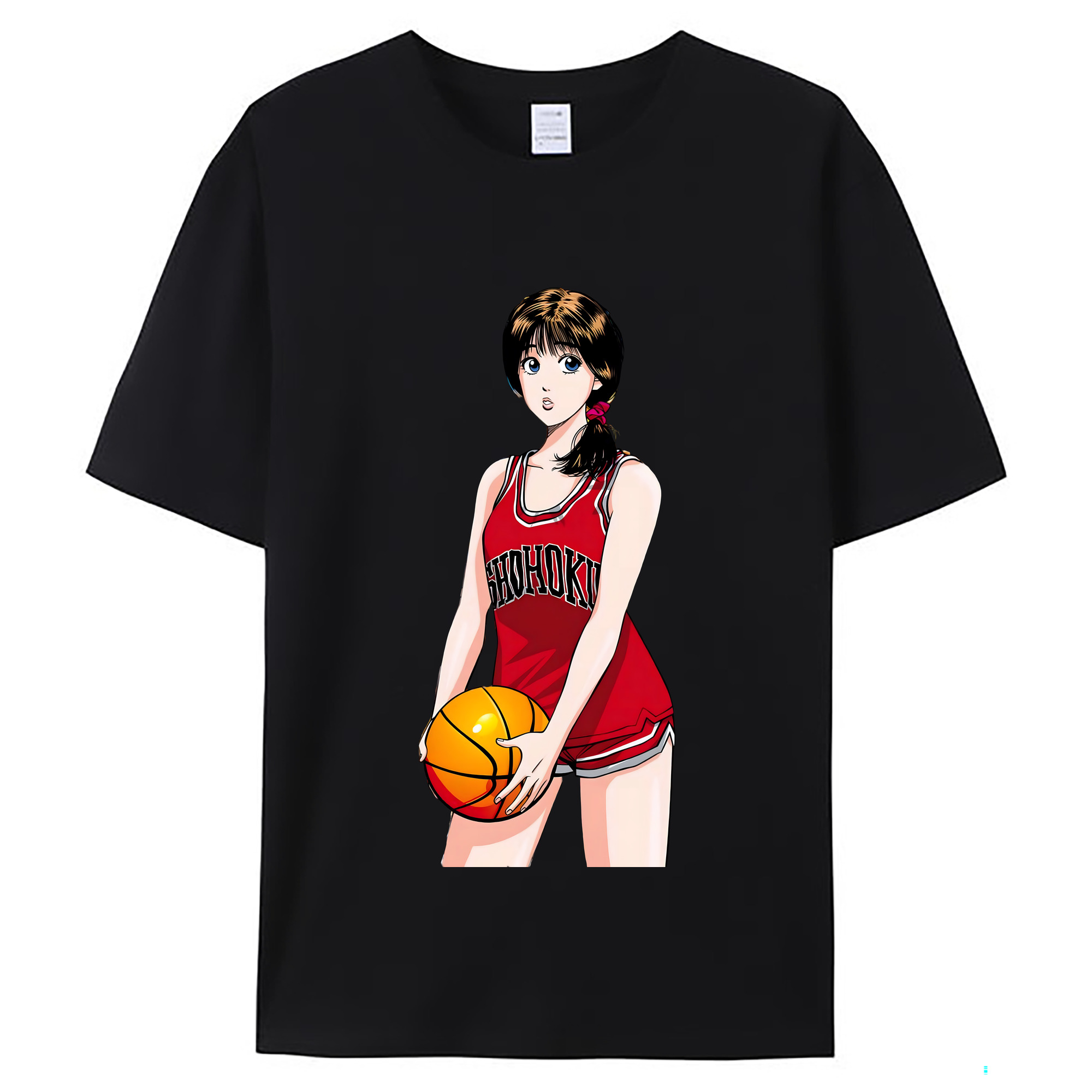 （画像用） SLAM DUNK／スラムダンク レディースカジュアルプリントTシャツ（綿100％）