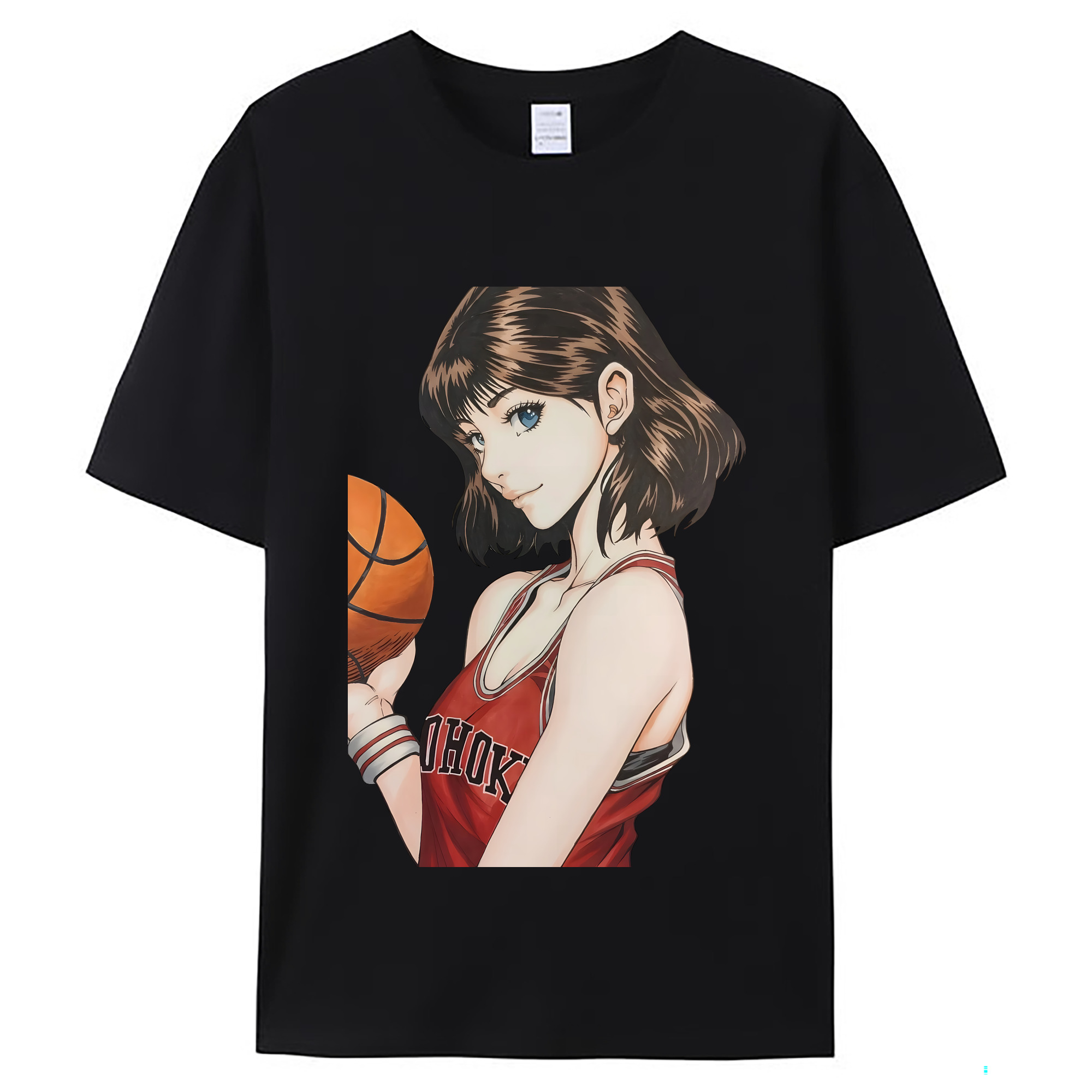 （画像用） SLAM DUNK／スラムダンク レディースカジュアルプリントTシャツ（綿100％）