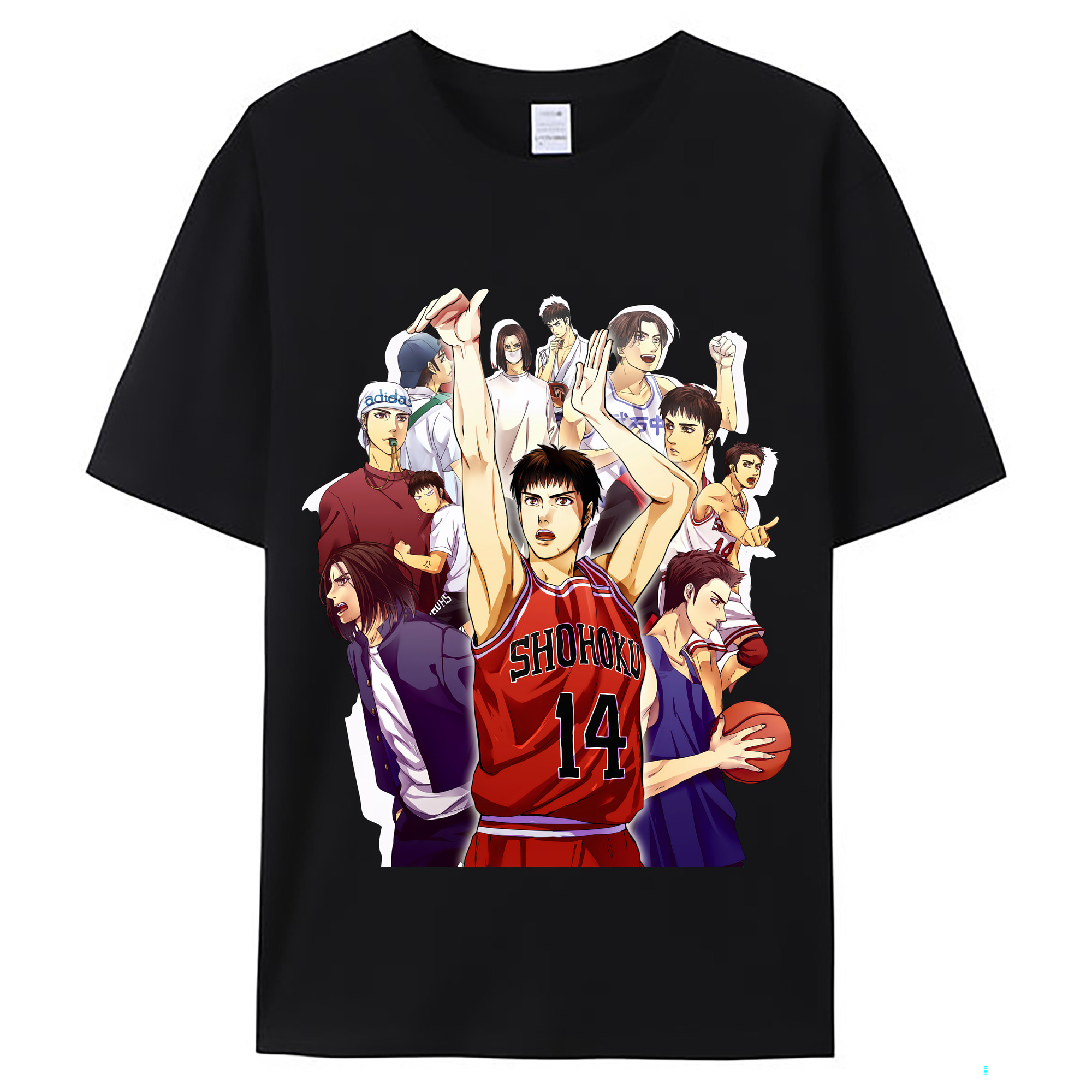 （画像用） SLAM DUNK／スラムダンク レディースカジュアルプリントTシャツ（綿100％）