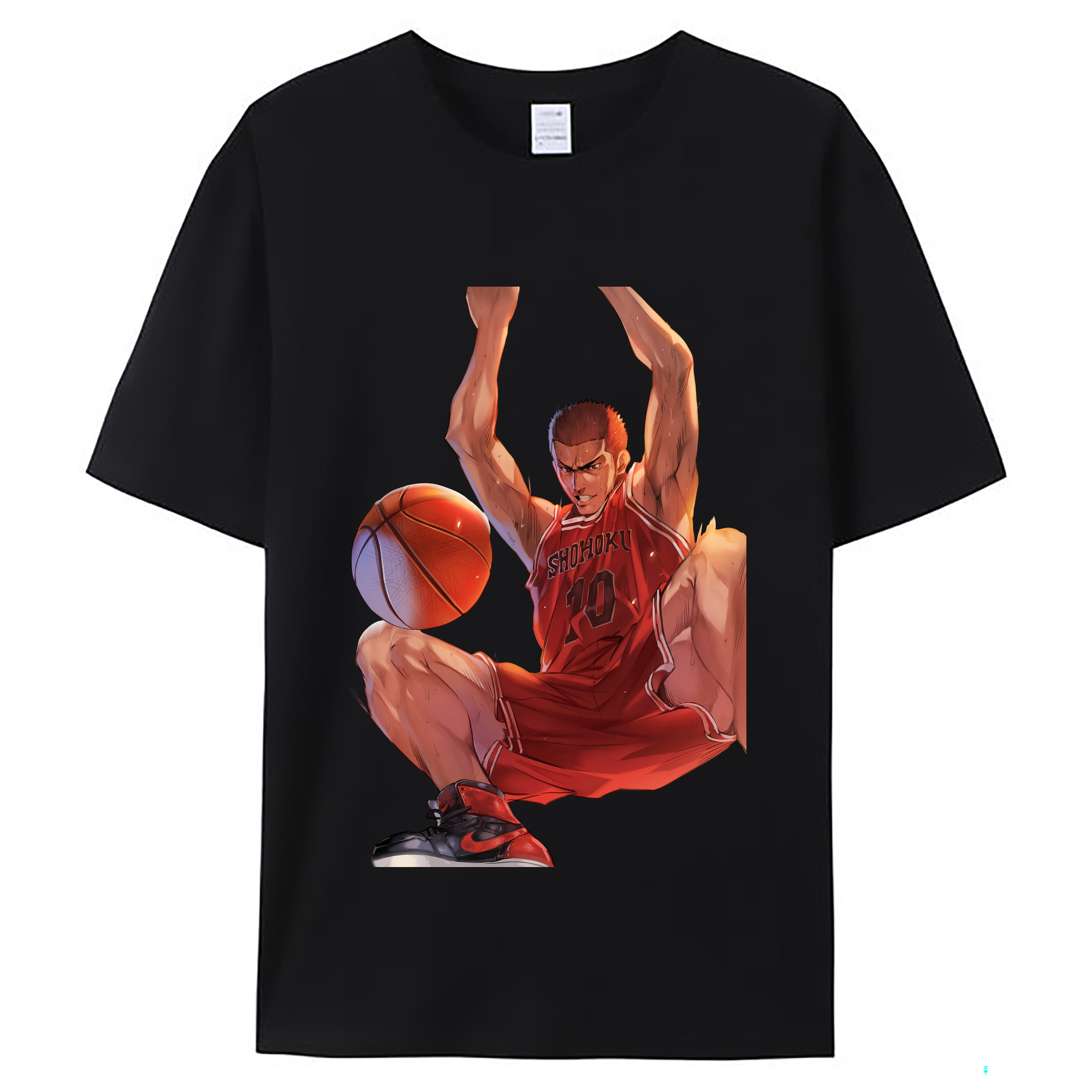 （画像用） SLAM DUNK／スラムダンク レディースカジュアルプリントTシャツ（綿100％）