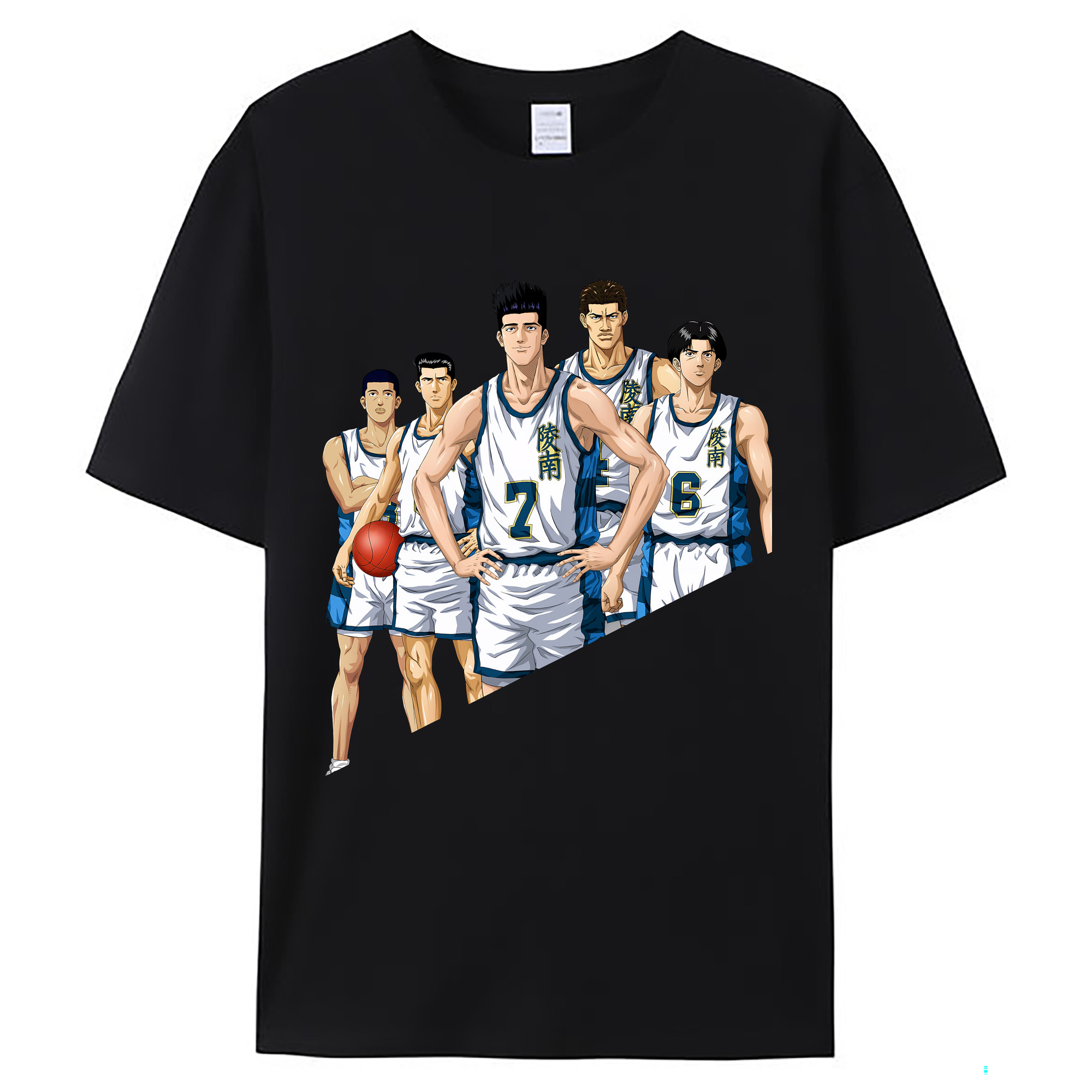 （画像用） SLAM DUNK／スラムダンク レディースカジュアルプリントTシャツ（綿100％）