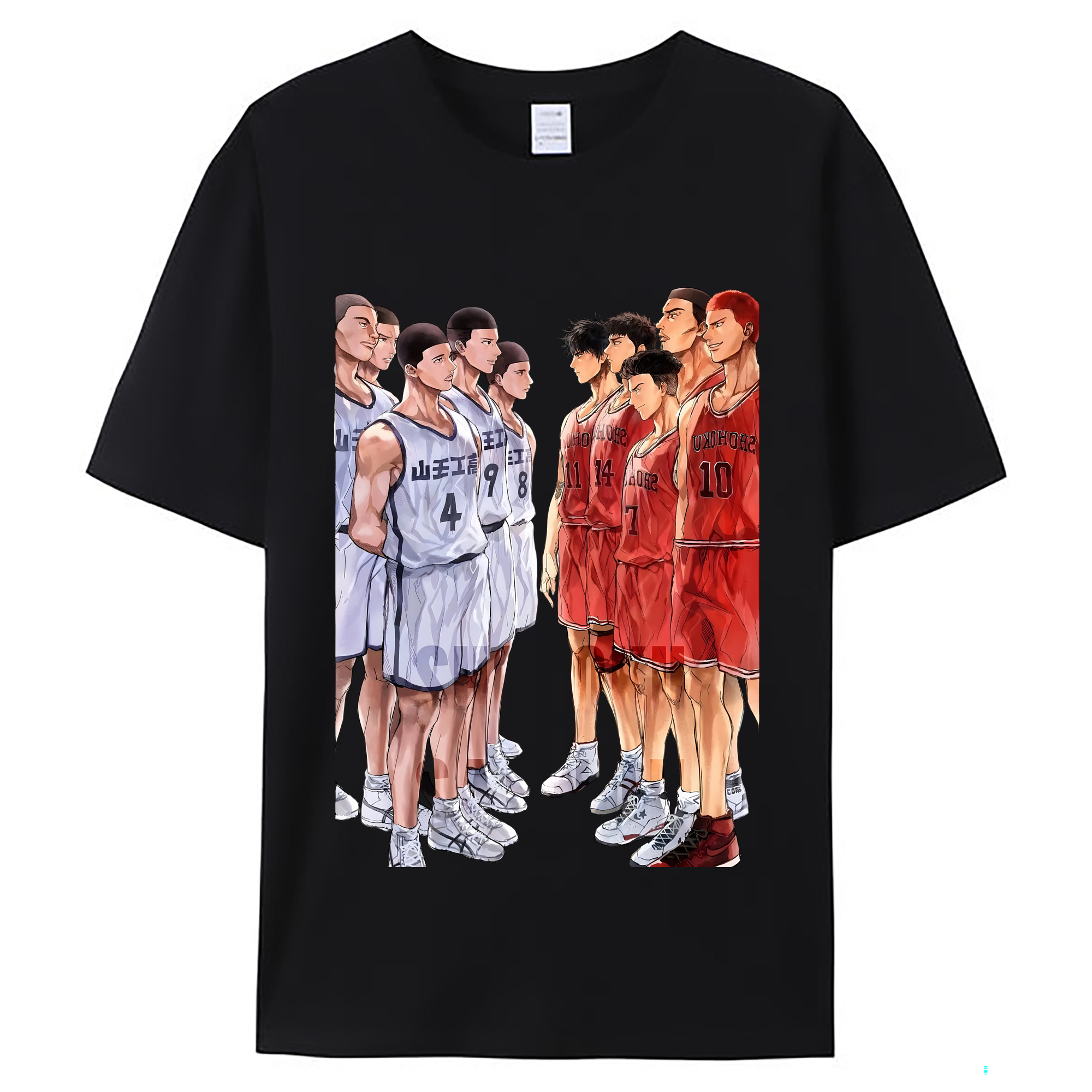 （画像用） SLAM DUNK／スラムダンク レディースカジュアルプリントTシャツ（綿100％）