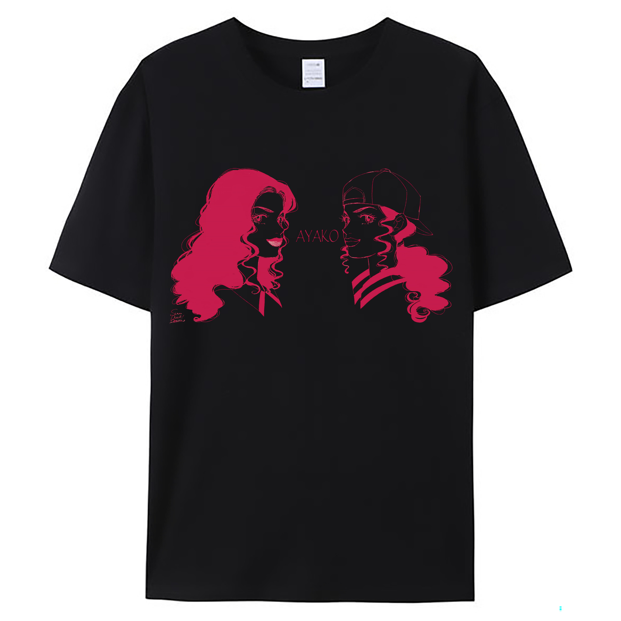 （画像用） SLAM DUNK／スラムダンク レディースカジュアルプリントTシャツ（綿100％）