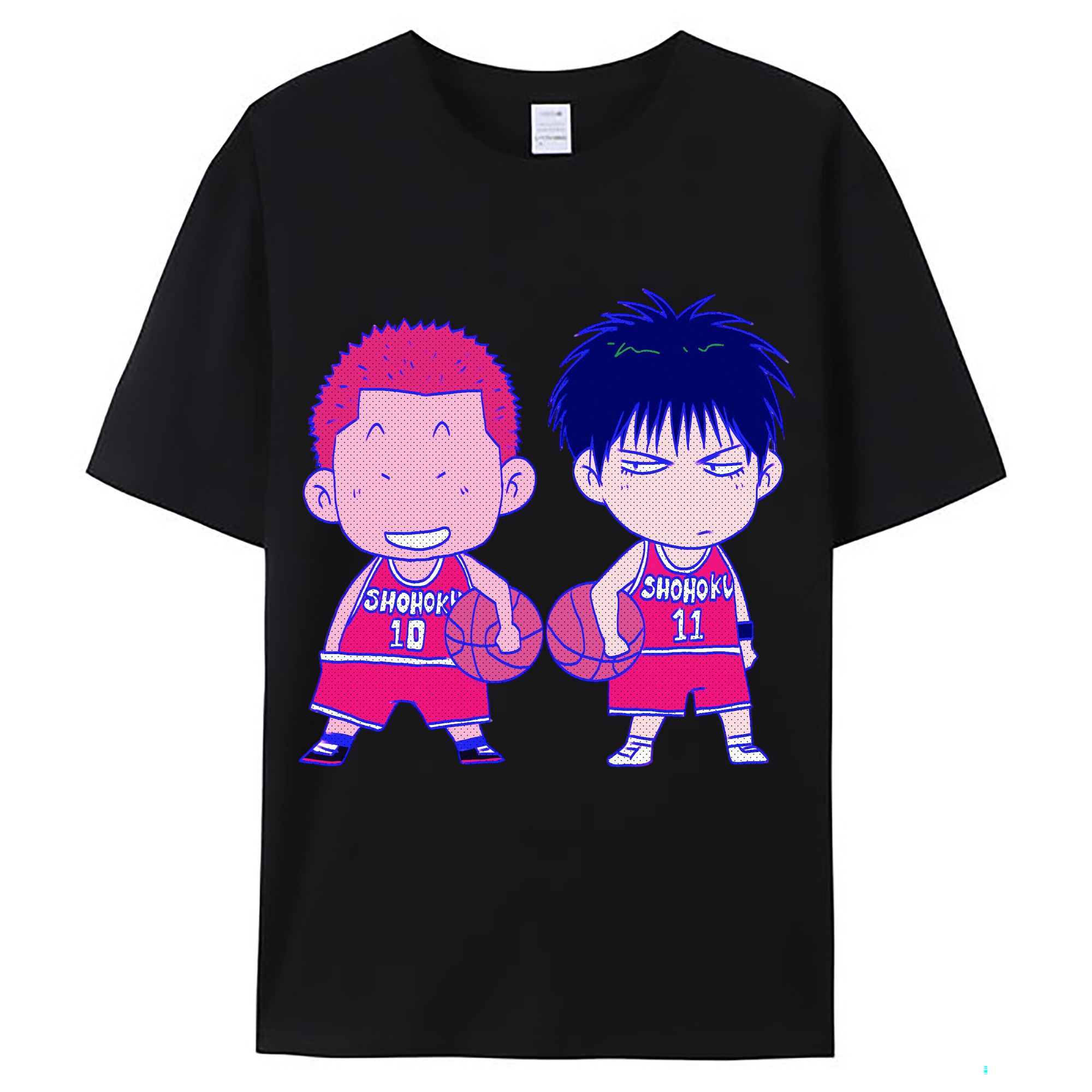 （画像用） SLAM DUNK／スラムダンク レディースカジュアルプリントTシャツ（綿100％）