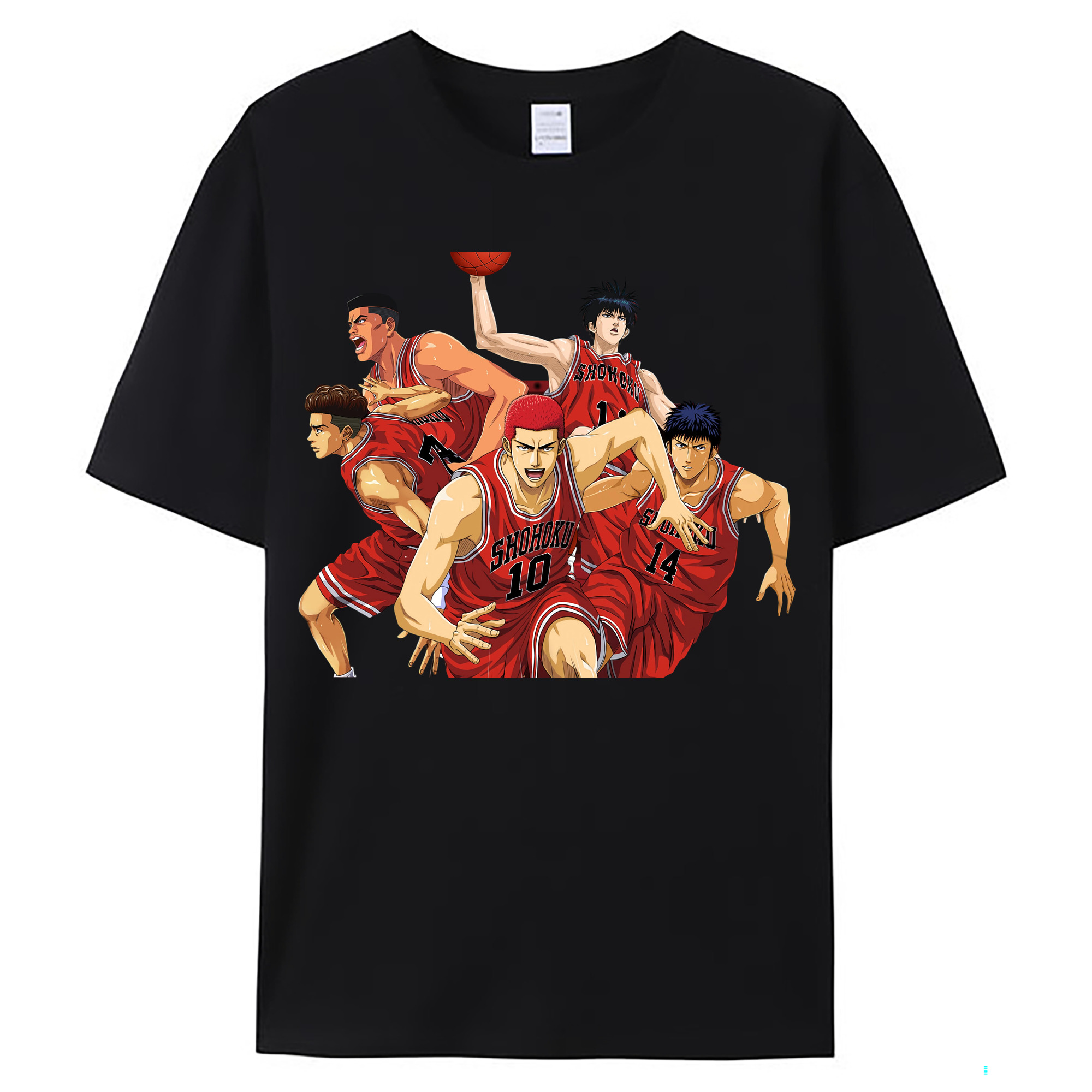 （画像用） SLAM DUNK／スラムダンク レディースカジュアルプリントTシャツ（綿100％）