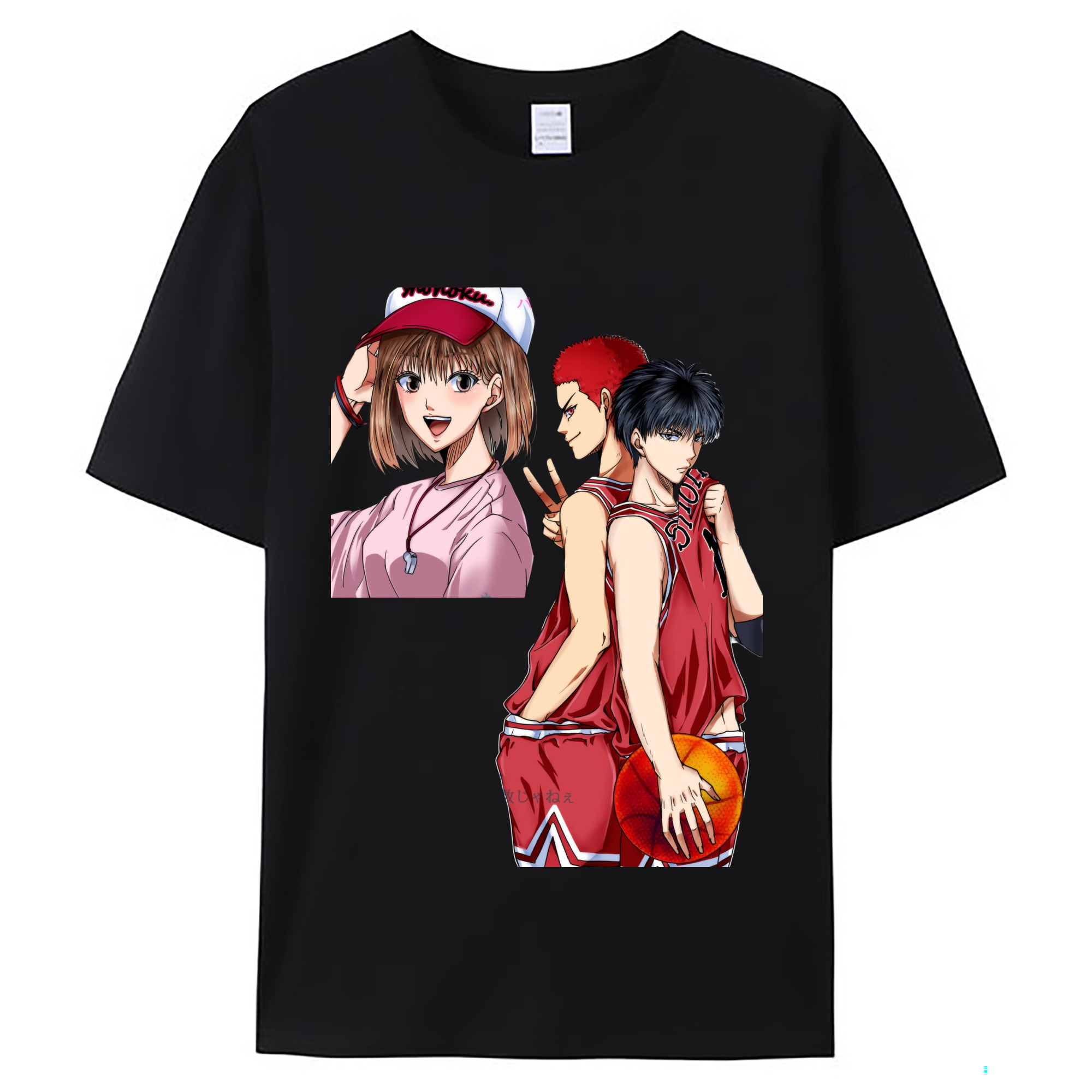 （画像用） SLAM DUNK／スラムダンク レディースカジュアルプリントTシャツ（綿100％）