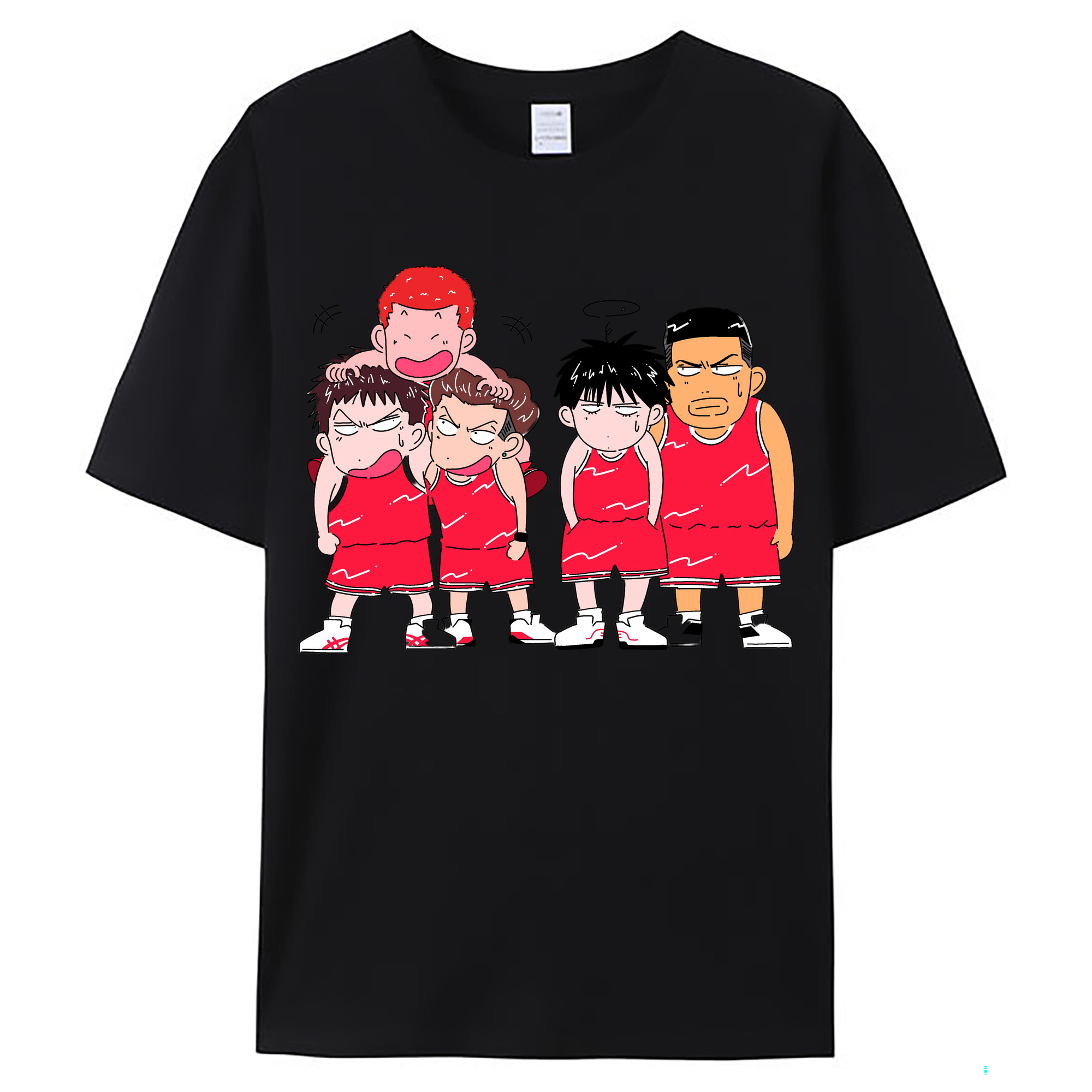 （画像用） SLAM DUNK／スラムダンク レディースカジュアルプリントTシャツ（綿100％）