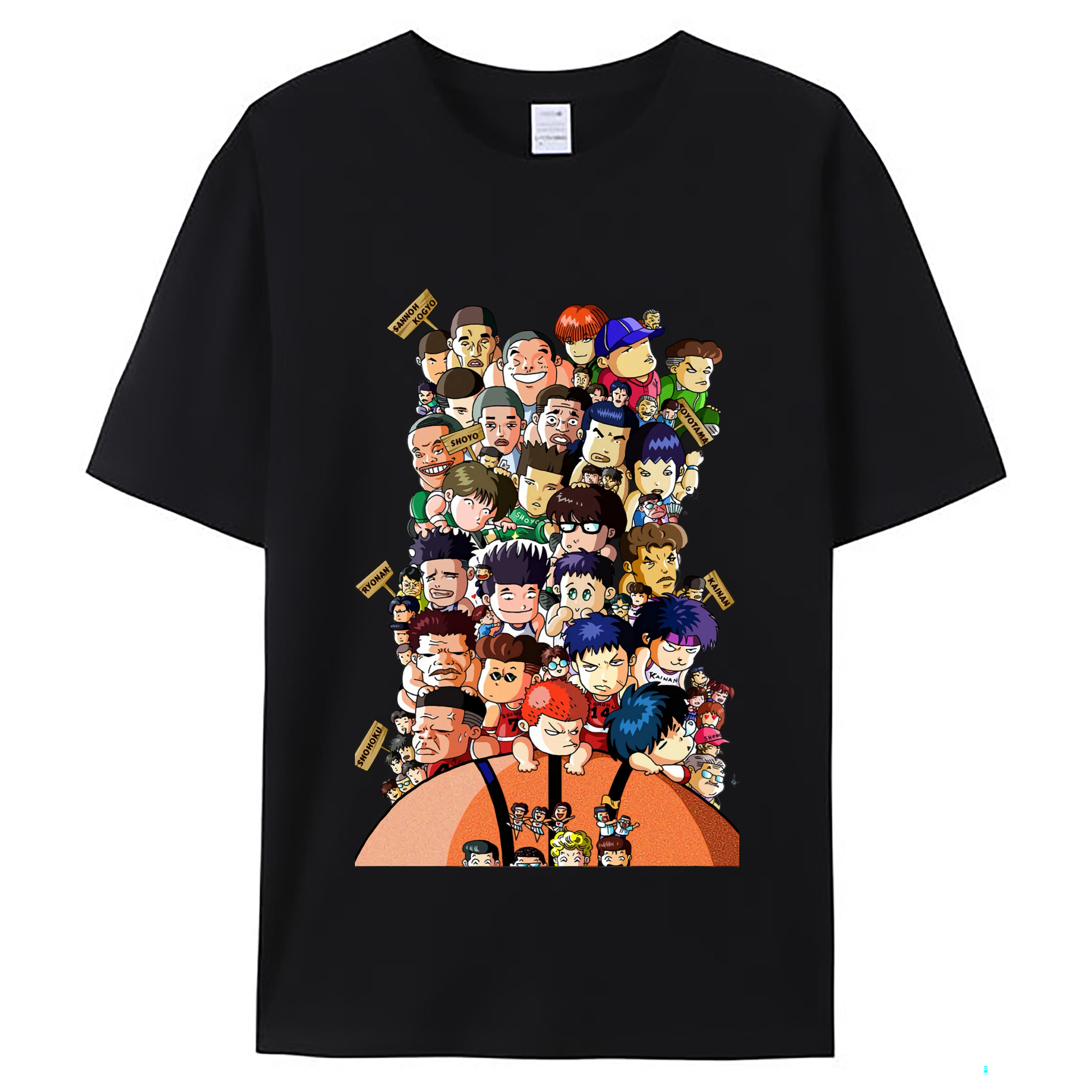 （画像用） SLAM DUNK／スラムダンク レディースカジュアルプリントTシャツ（綿100％）