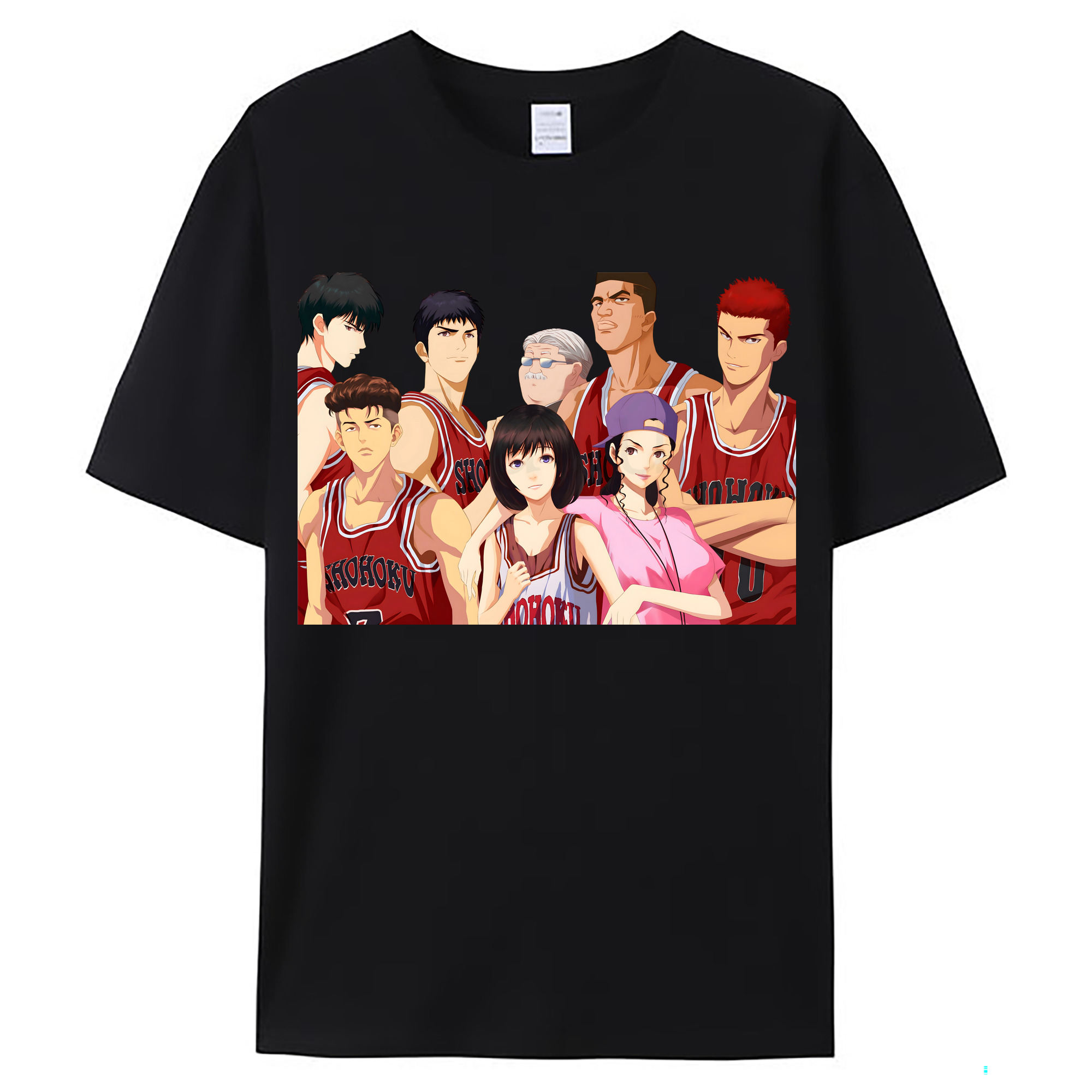 （画像用） SLAM DUNK／スラムダンク レディースカジュアルプリントTシャツ（綿100％）