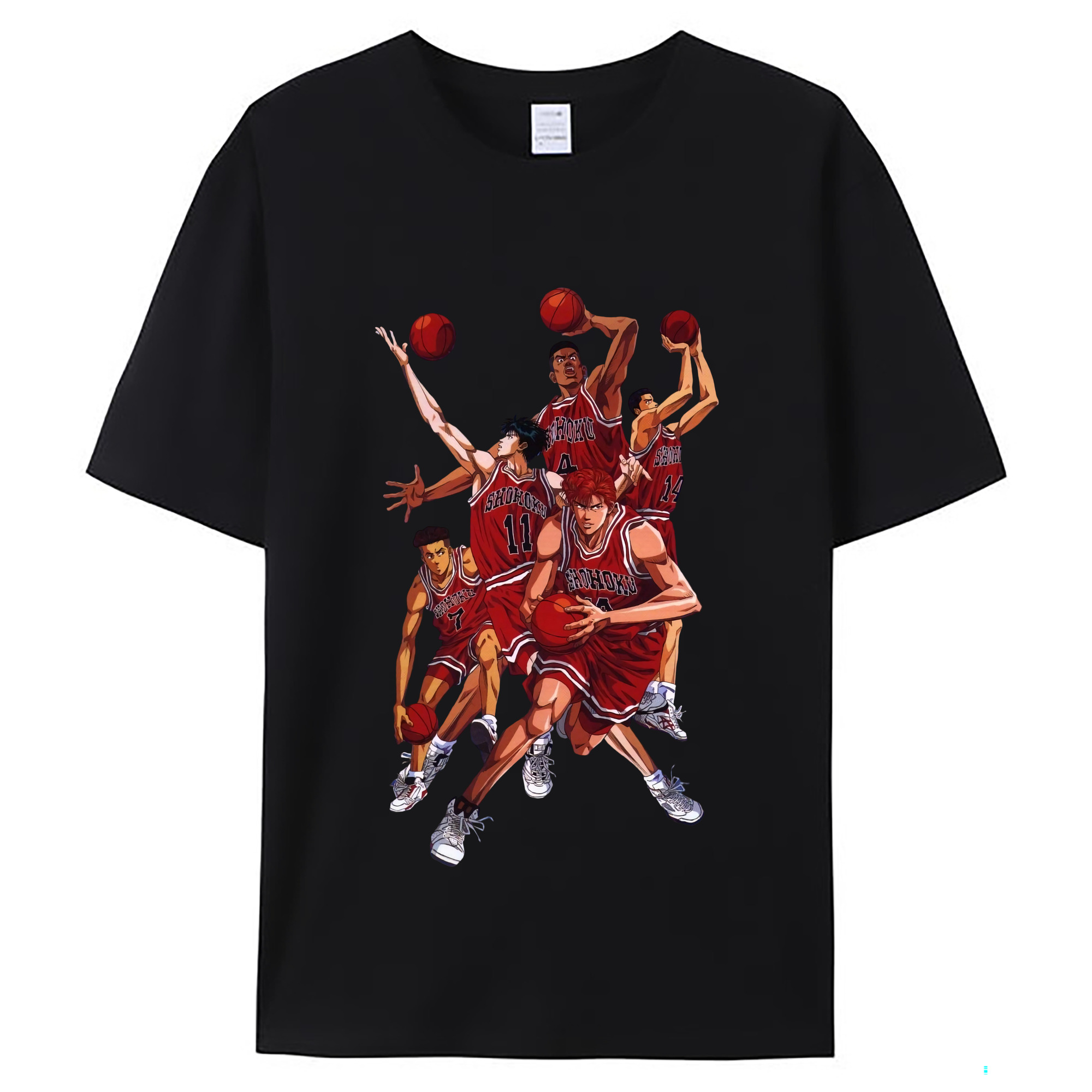 （画像用） SLAM DUNK／スラムダンク レディースカジュアルプリントTシャツ（綿100％）