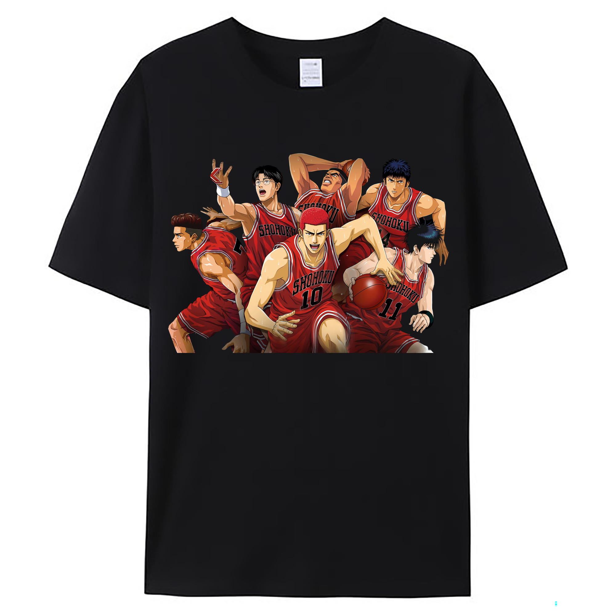 （画像用） SLAM DUNK／スラムダンク レディースカジュアルプリントTシャツ（綿100％）