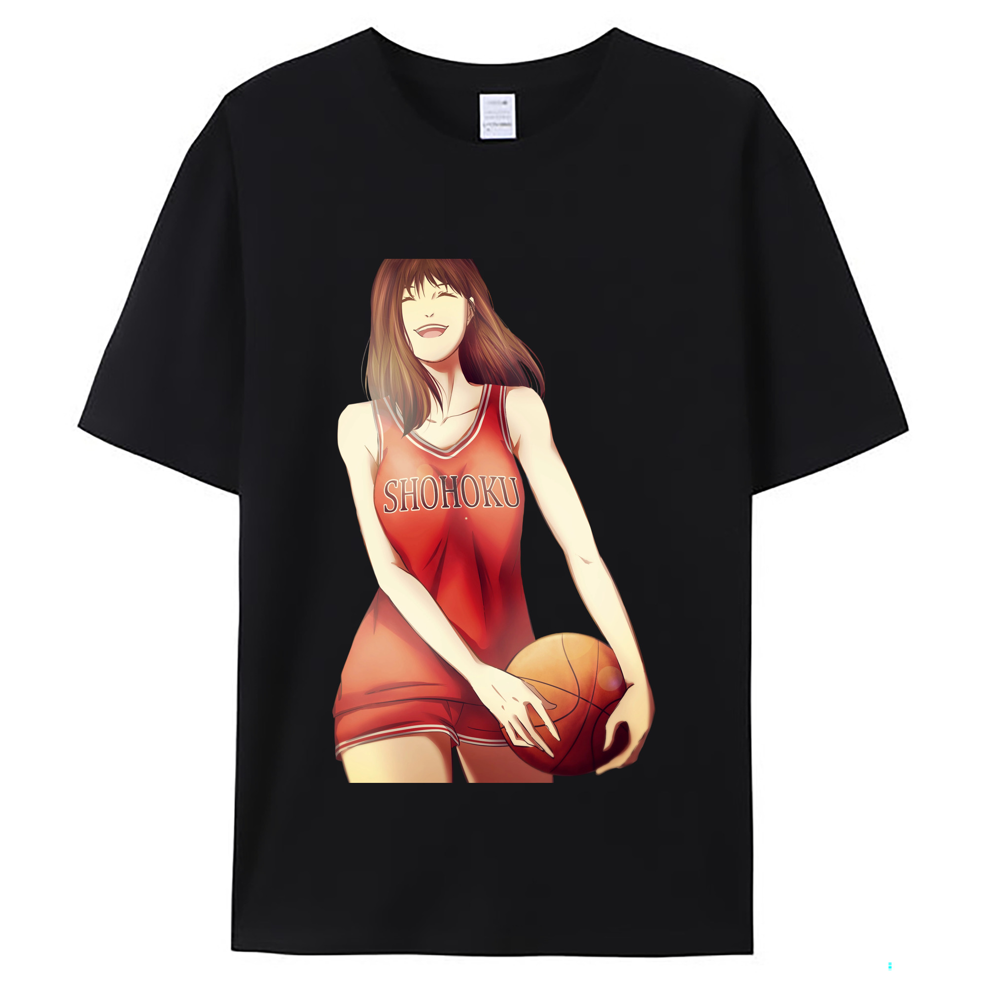 （画像用） SLAM DUNK／スラムダンク レディースカジュアルプリントTシャツ（綿100％）