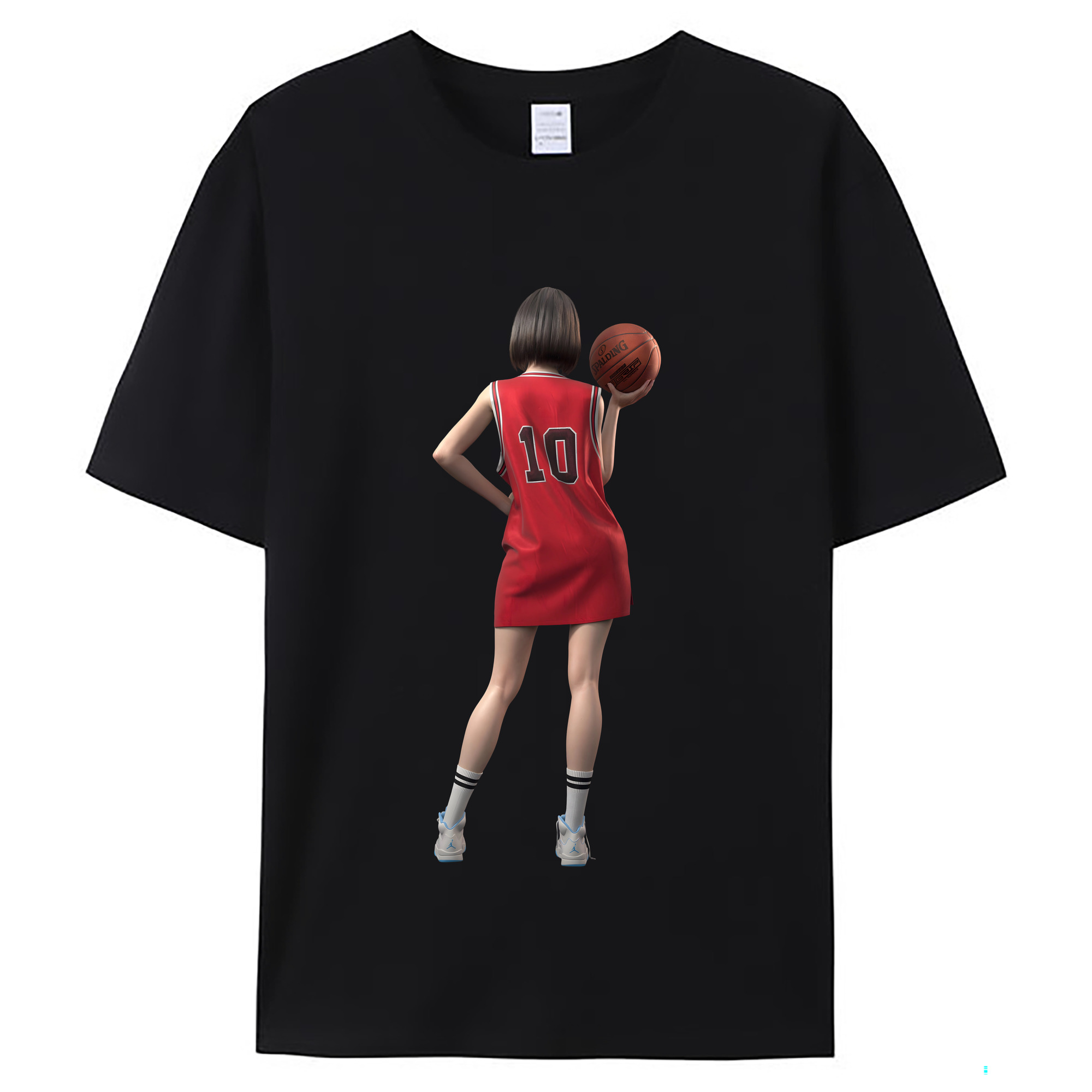 （画像用） SLAM DUNK／スラムダンク レディースカジュアルプリントTシャツ（綿100％）