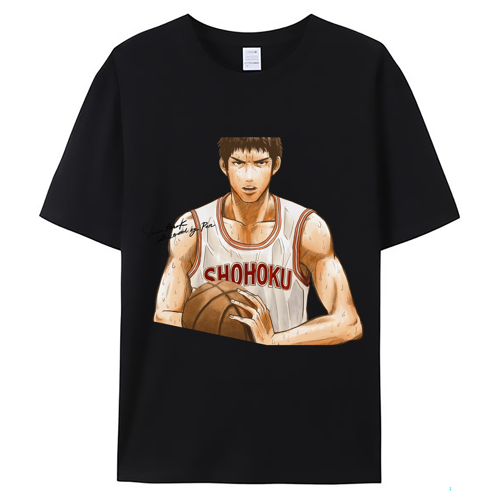 （画像用） SLAM DUNK／スラムダンク レディースカジュアルプリントTシャツ（綿100％）