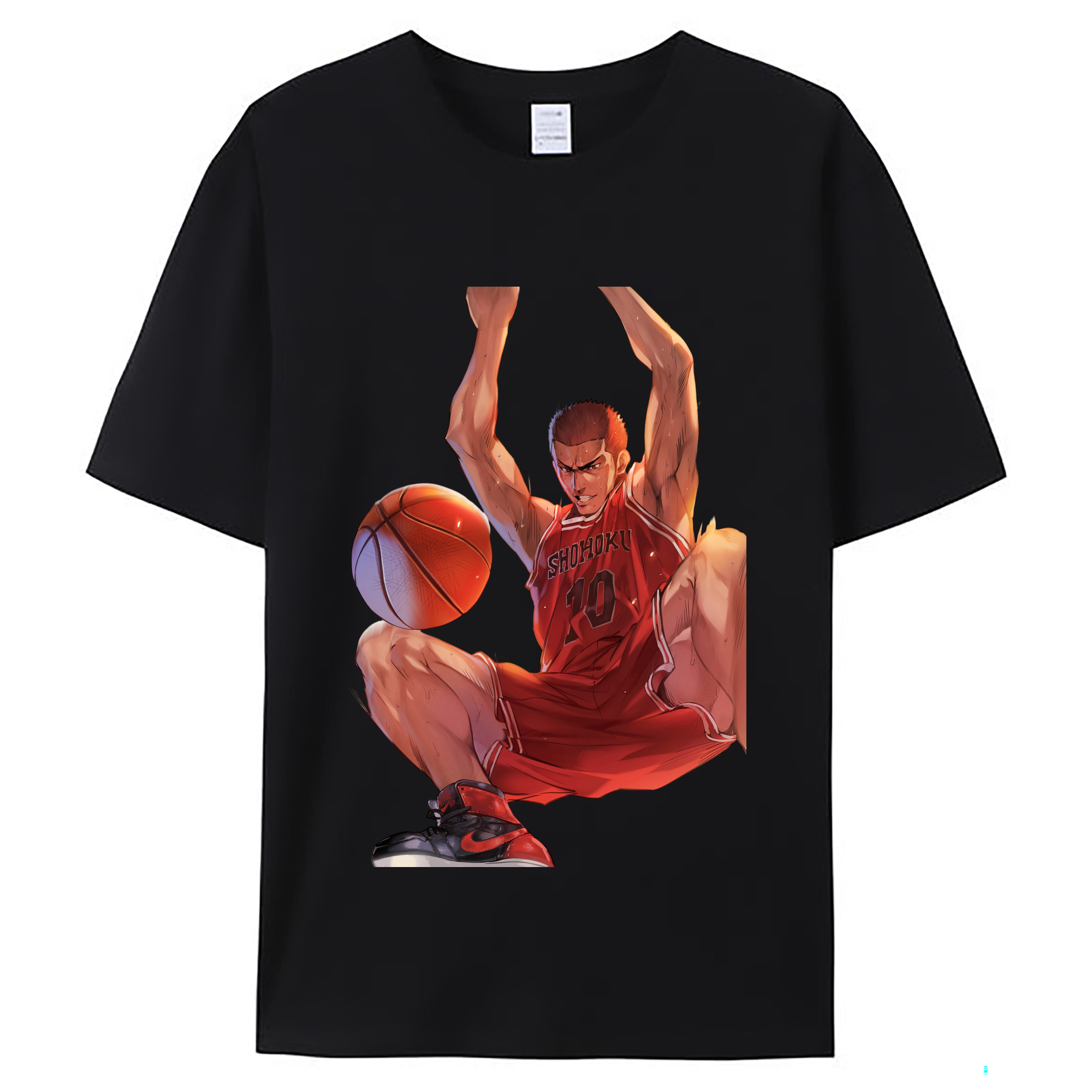 （画像用） SLAM DUNK／スラムダンク レディースカジュアルプリントTシャツ（綿100％）