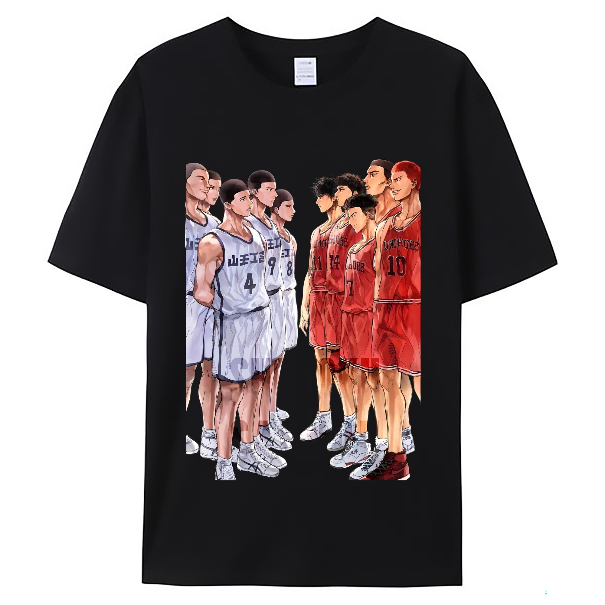 （画像用） SLAM DUNK／スラムダンク レディースカジュアルプリントTシャツ（綿100％）