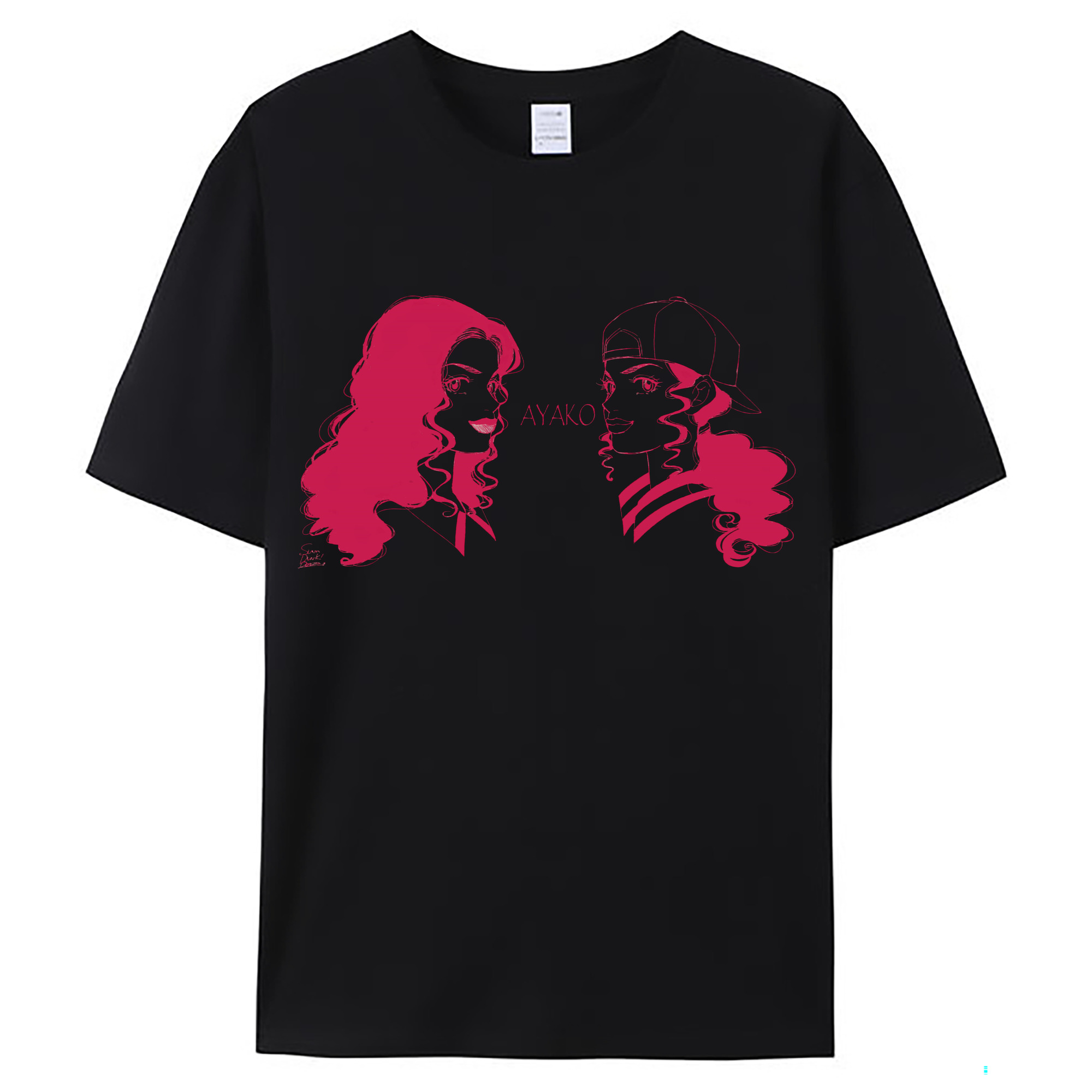 （画像用） SLAM DUNK／スラムダンク レディースカジュアルプリントTシャツ（綿100％）