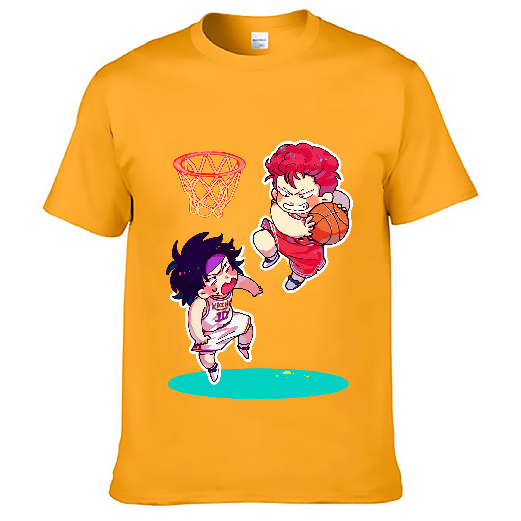 （画像用） SLAM DUNK／スラムダンク レディースカジュアルプリントTシャツ（綿100％）