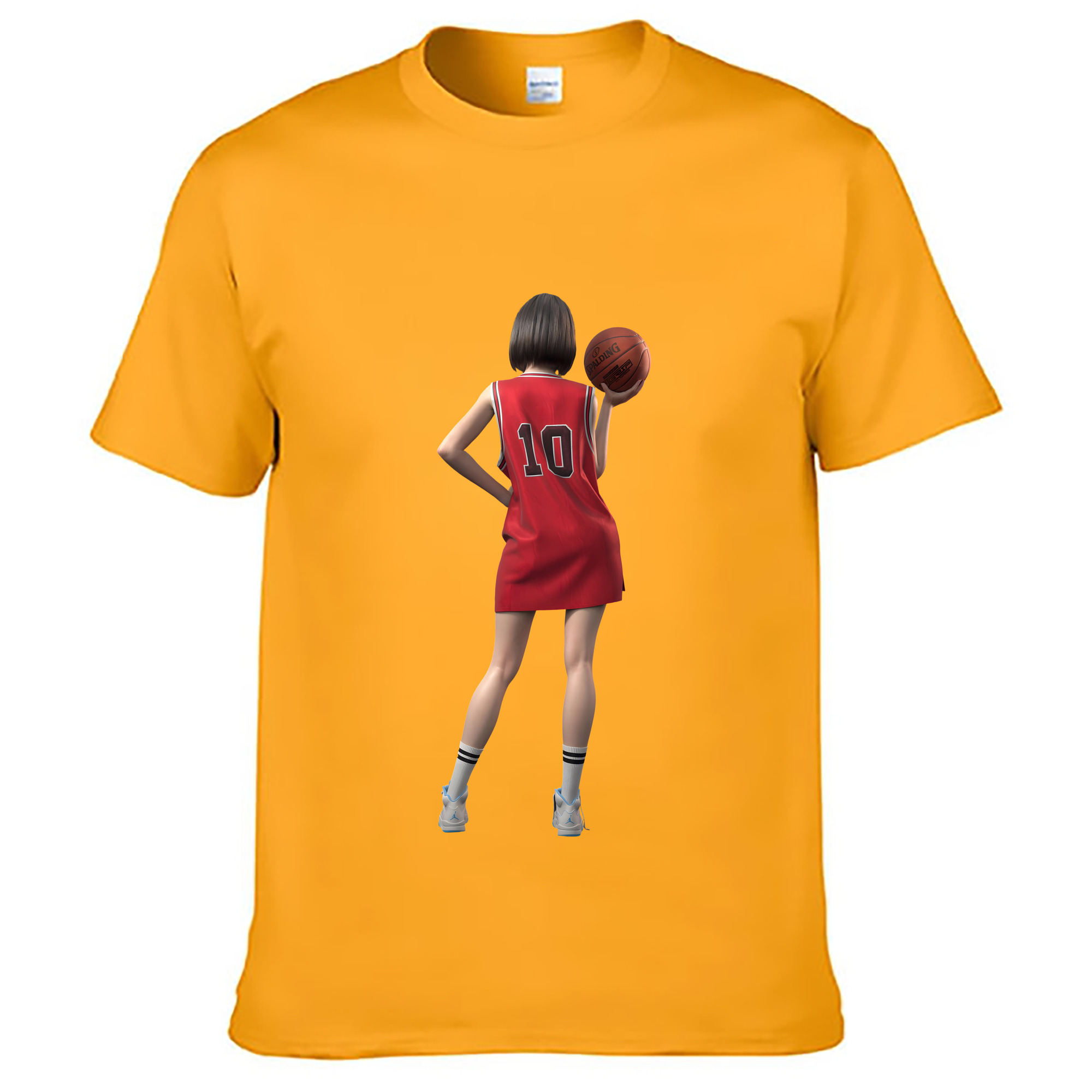 （画像用） SLAM DUNK／スラムダンク レディースカジュアルプリントTシャツ（綿100％）