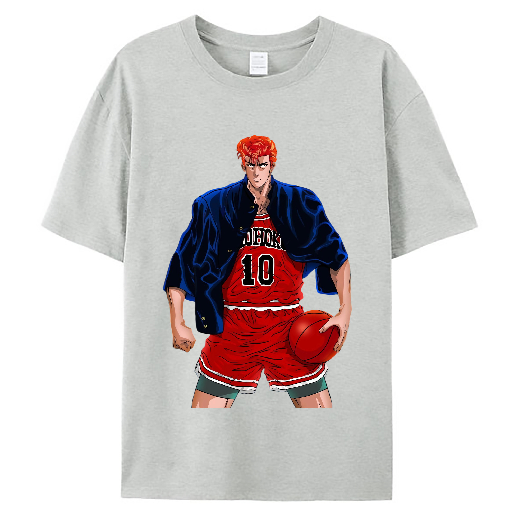 （画像用） SLAM DUNK／スラムダンク レディースカジュアルプリントTシャツ（綿100％）