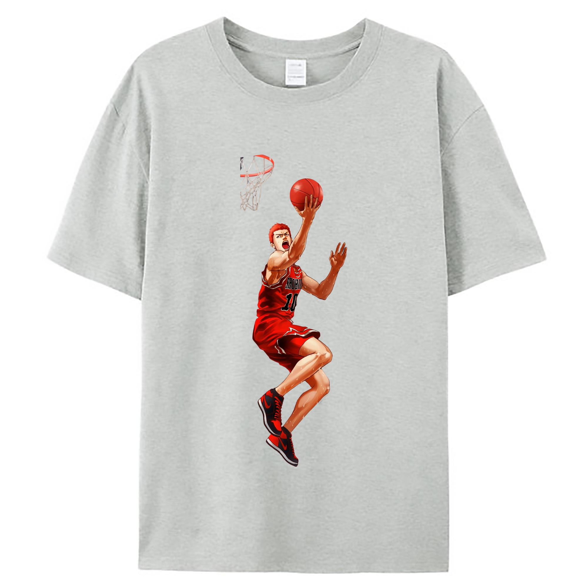 （画像用） SLAM DUNK／スラムダンク レディースカジュアルプリントTシャツ（綿100％）