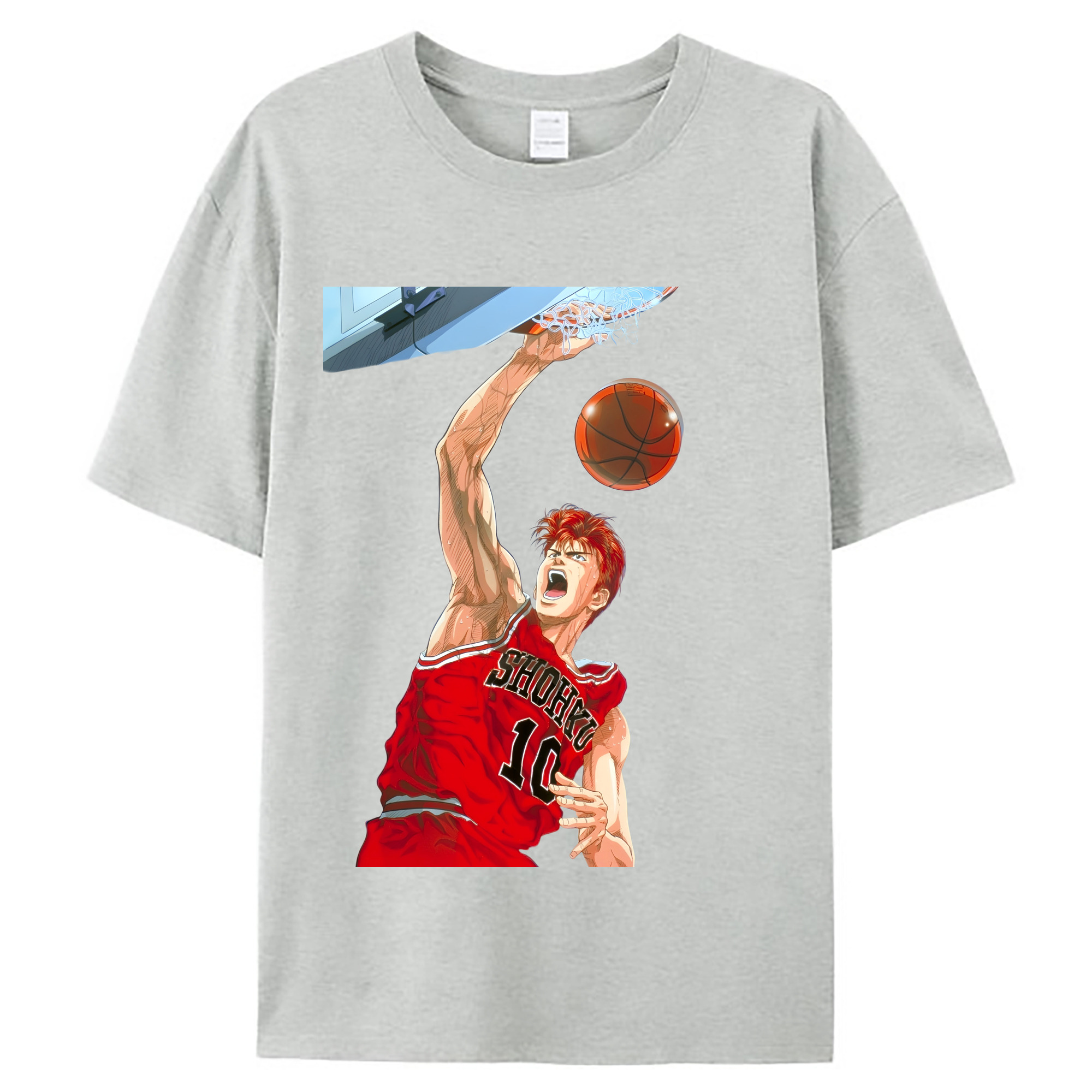 （画像用） SLAM DUNK／スラムダンク レディースカジュアルプリントTシャツ（綿100％）