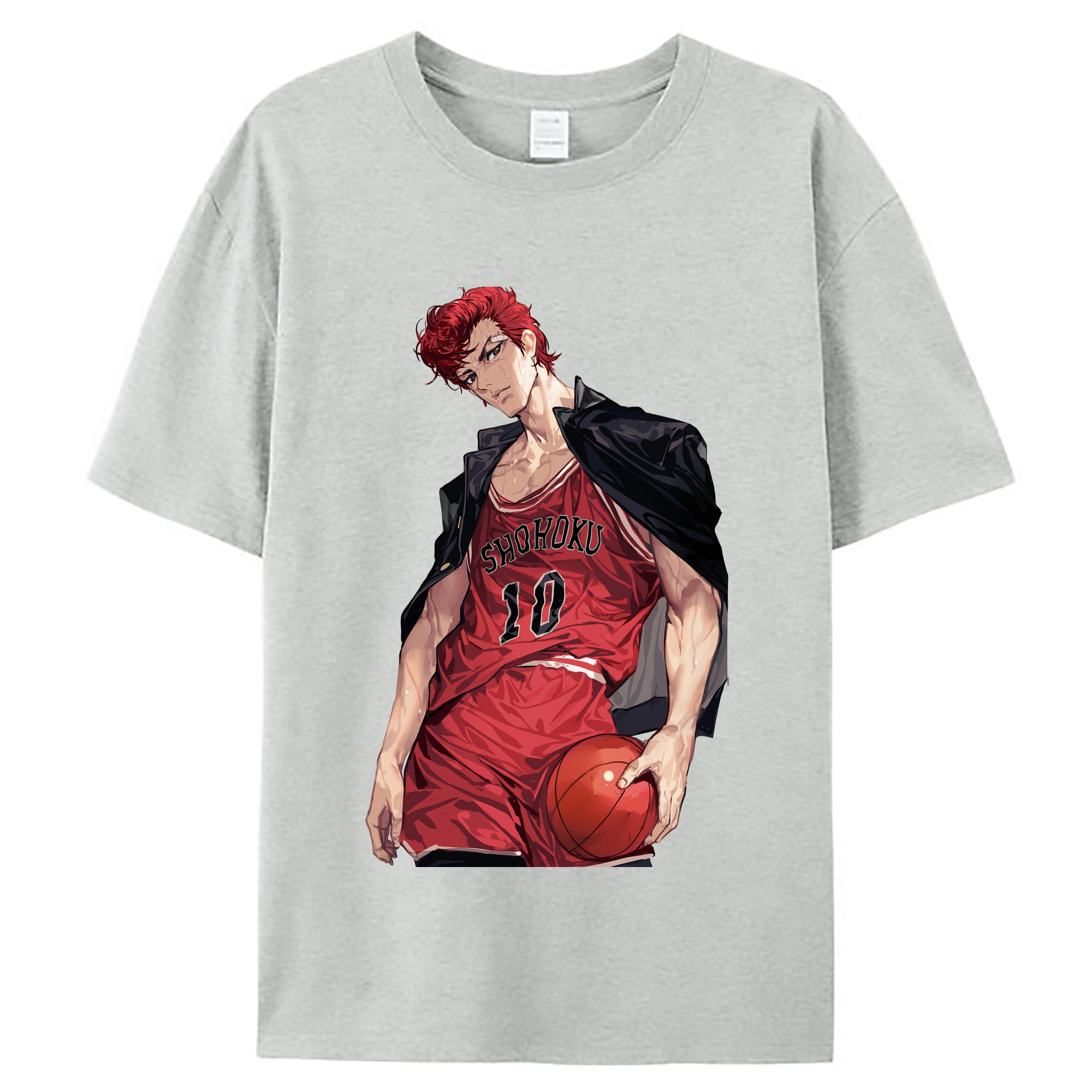 （画像用） SLAM DUNK／スラムダンク レディースカジュアルプリントTシャツ（綿100％）