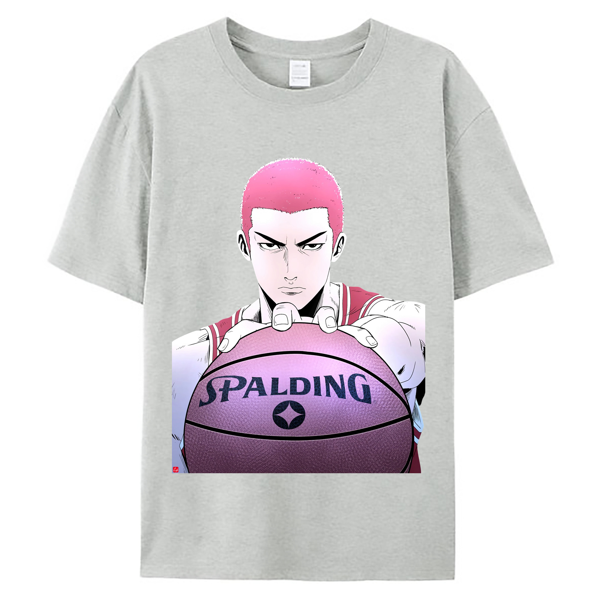 （画像用） SLAM DUNK／スラムダンク レディースカジュアルプリントTシャツ（綿100％）
