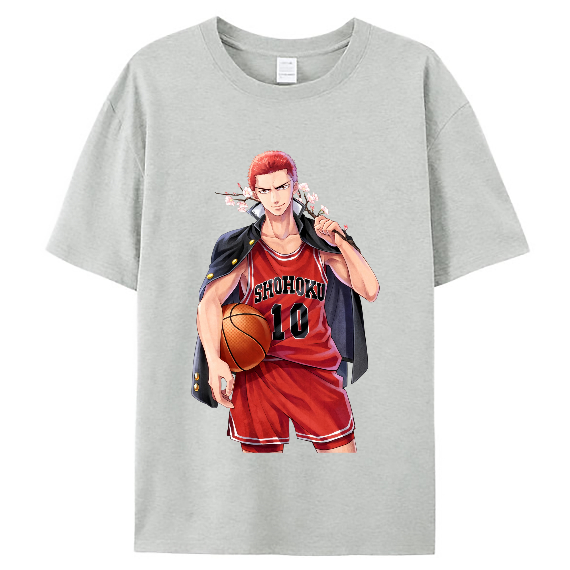 （画像用） SLAM DUNK／スラムダンク レディースカジュアルプリントTシャツ（綿100％）