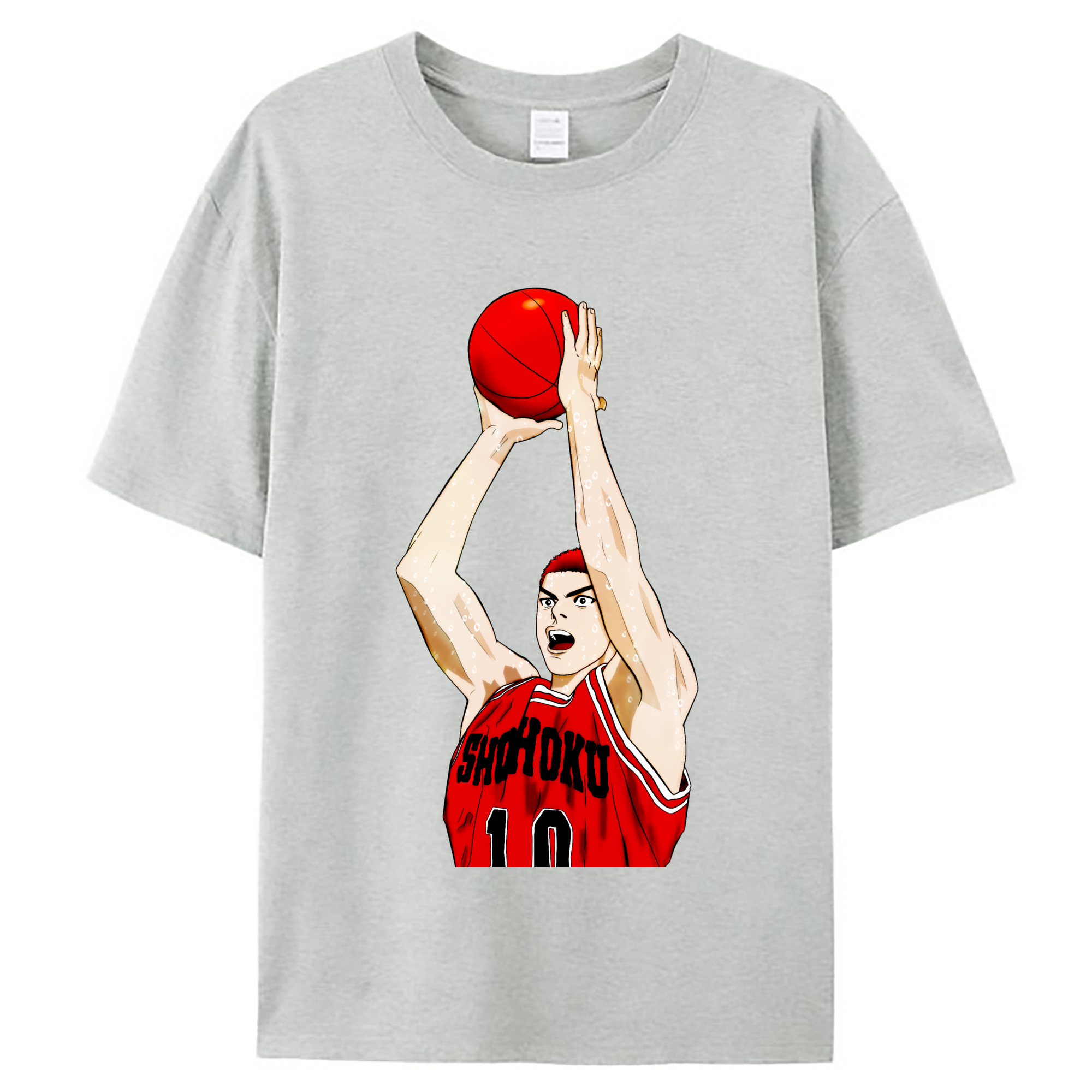 （画像用） SLAM DUNK／スラムダンク レディースカジュアルプリントTシャツ（綿100％）