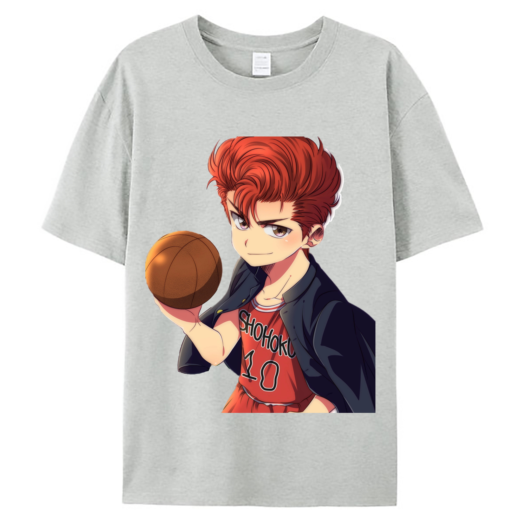 （画像用） SLAM DUNK／スラムダンク レディースカジュアルプリントTシャツ（綿100％）