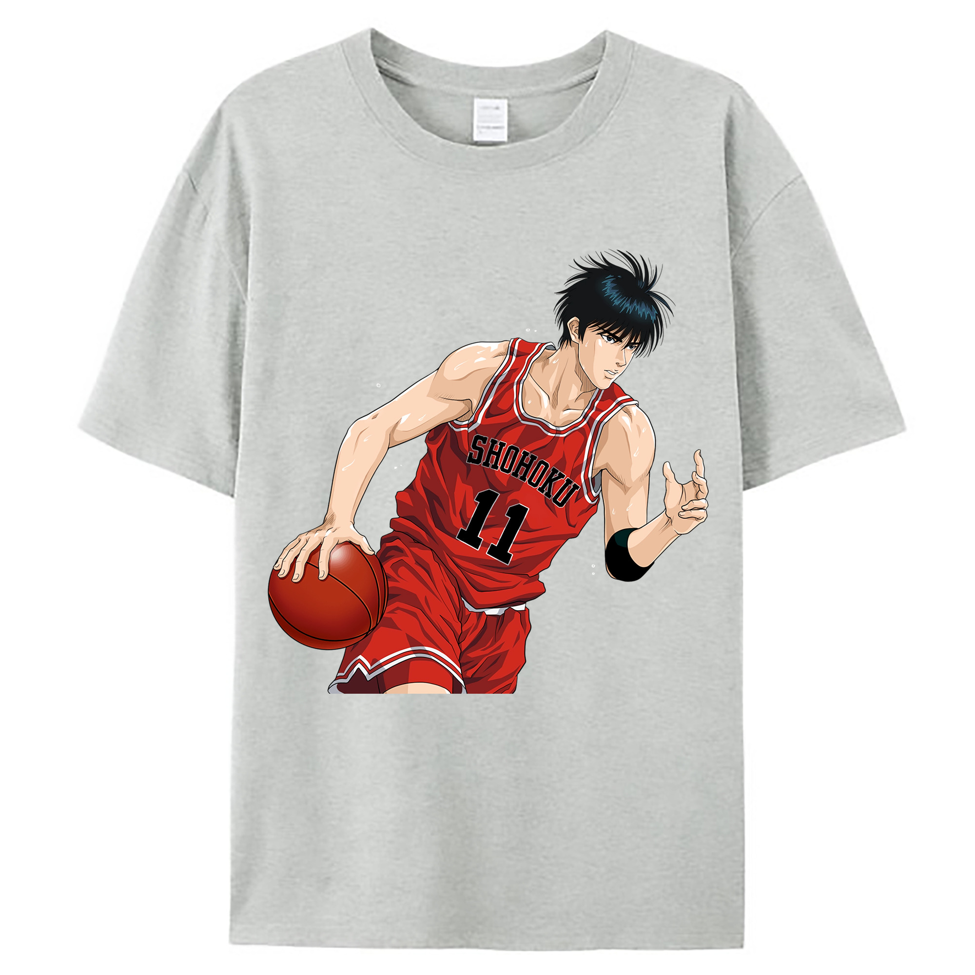 （画像用） SLAM DUNK／スラムダンク レディースカジュアルプリントTシャツ（綿100％）