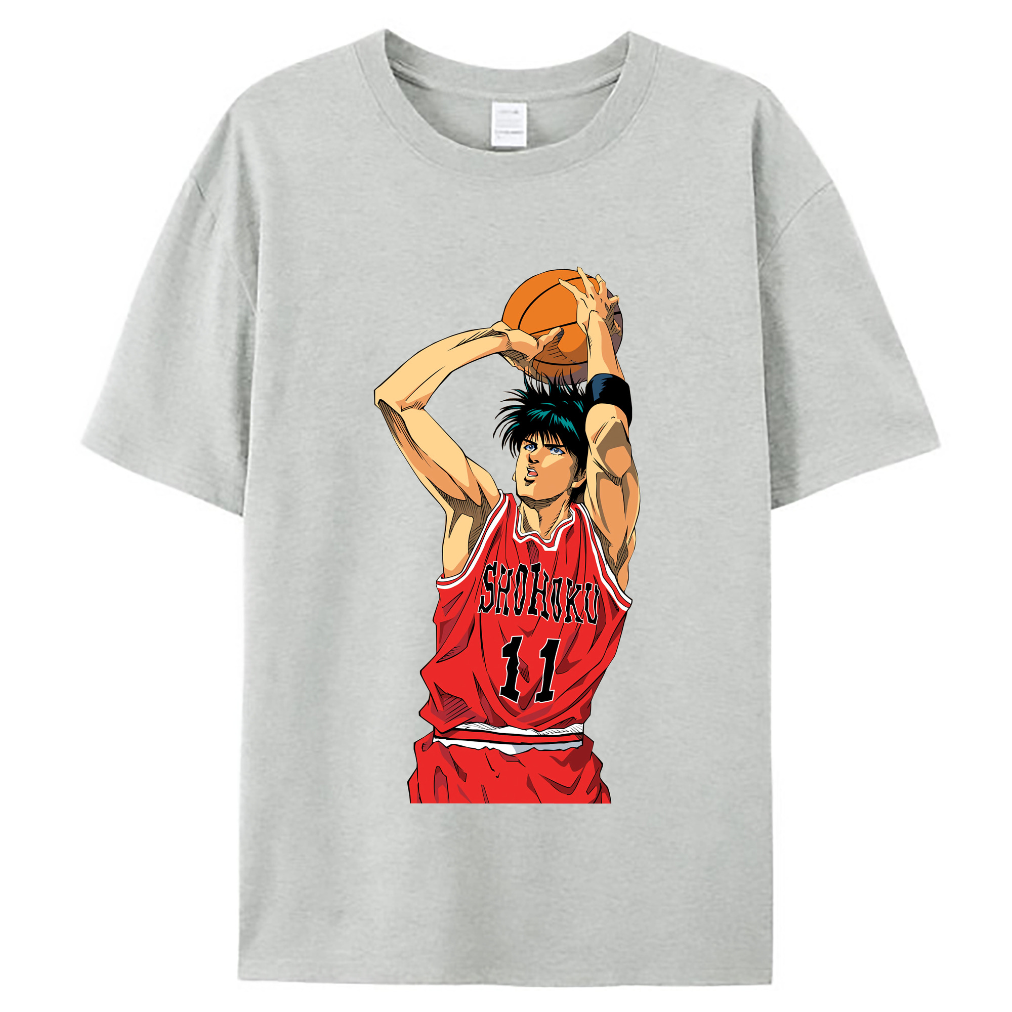 （画像用） SLAM DUNK／スラムダンク レディースカジュアルプリントTシャツ（綿100％）