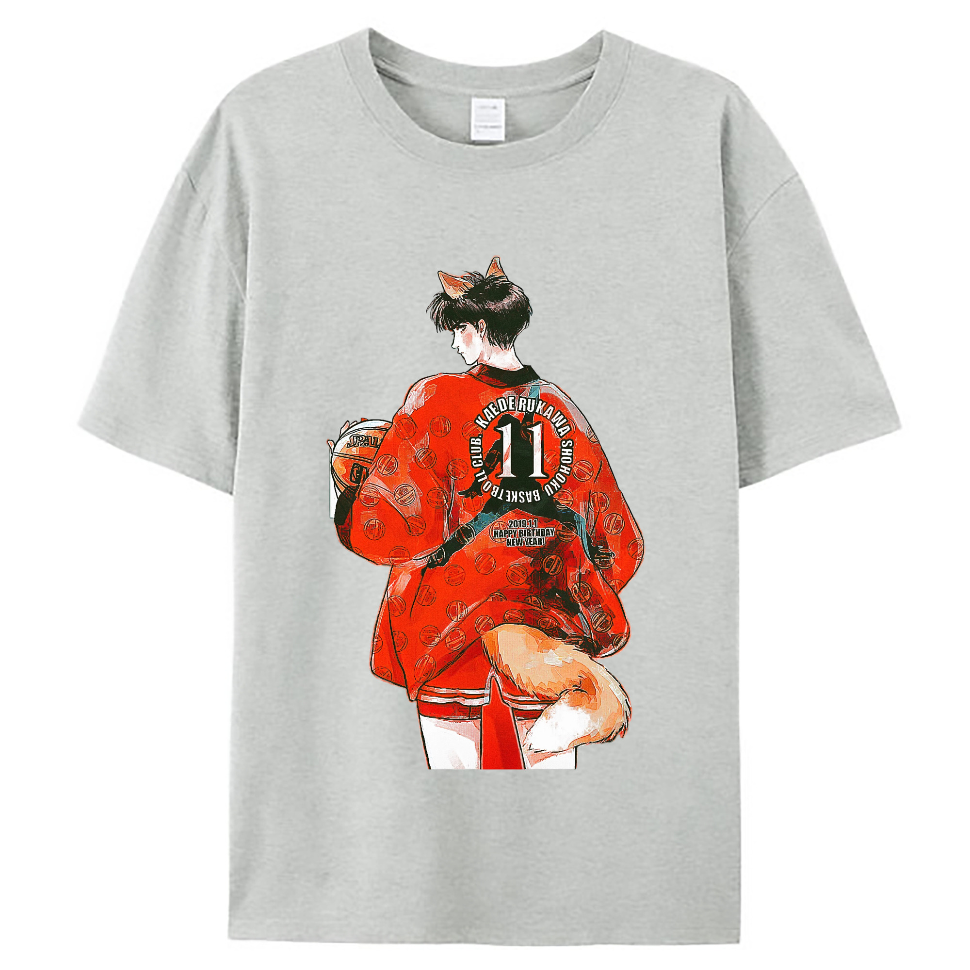 （画像用） SLAM DUNK／スラムダンク レディースカジュアルプリントTシャツ（綿100％）