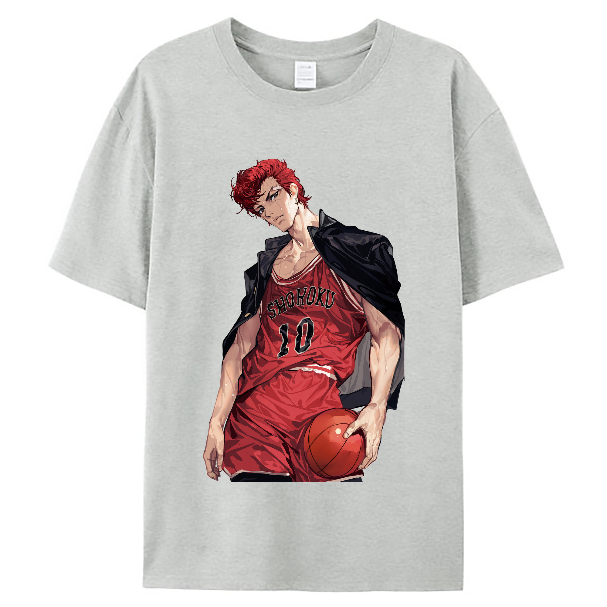 （画像用） SLAM DUNK／スラムダンク レディースカジュアルプリントTシャツ（綿100％）