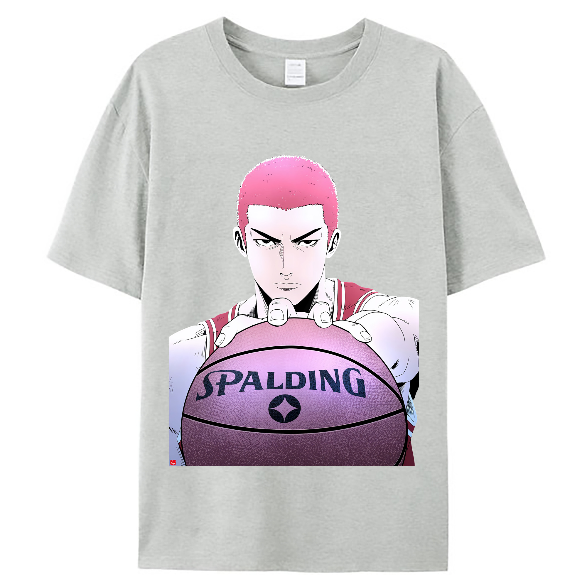 （画像用） SLAM DUNK／スラムダンク レディースカジュアルプリントTシャツ（綿100％）