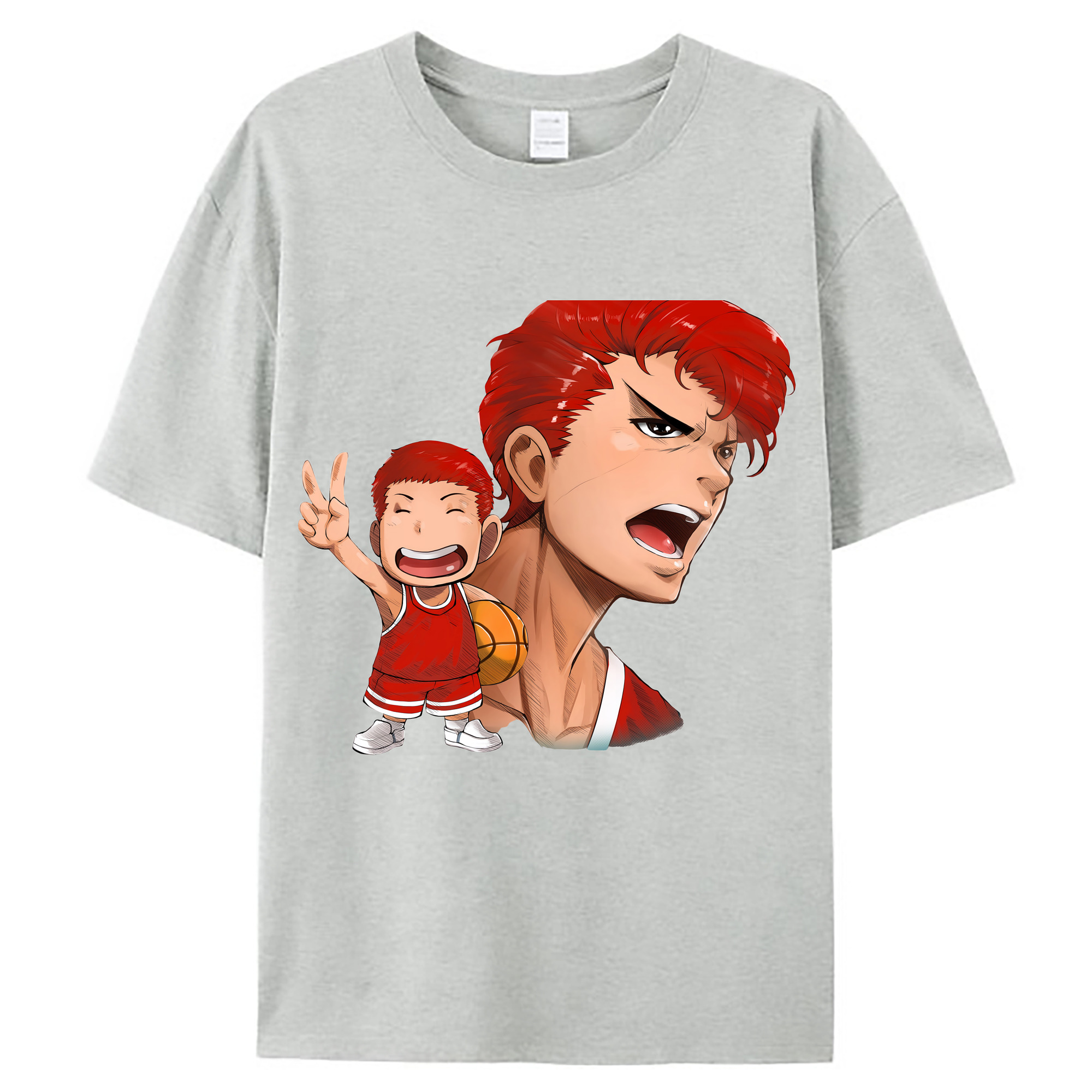 （画像用） SLAM DUNK／スラムダンク レディースカジュアルプリントTシャツ（綿100％）