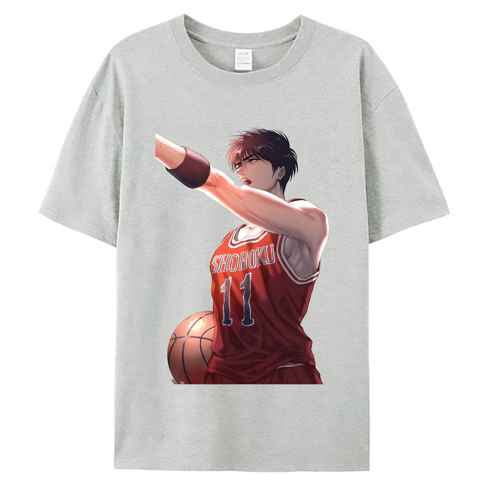 （画像用） SLAM DUNK／スラムダンク レディースカジュアルプリントTシャツ（綿100％）