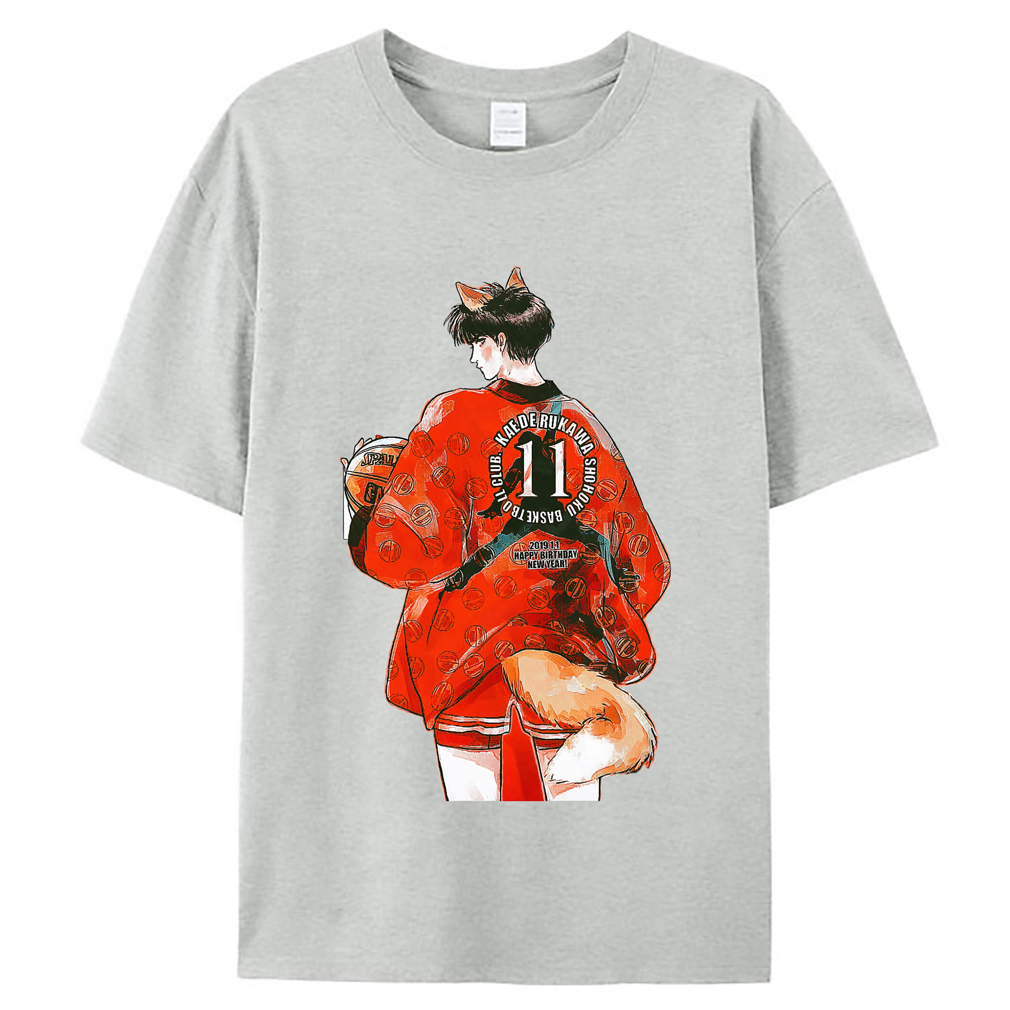 （画像用） SLAM DUNK／スラムダンク レディースカジュアルプリントTシャツ（綿100％）
