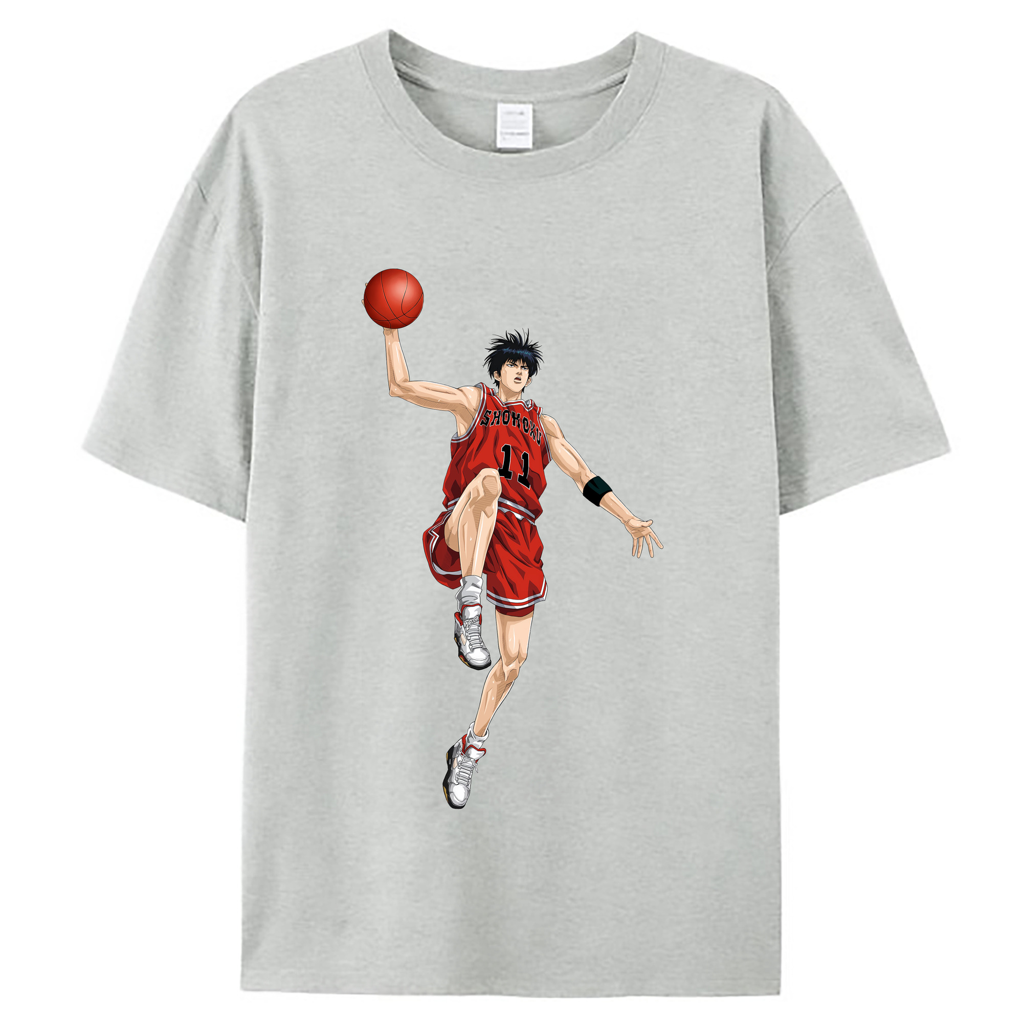 （画像用） SLAM DUNK／スラムダンク レディースカジュアルプリントTシャツ（綿100％）