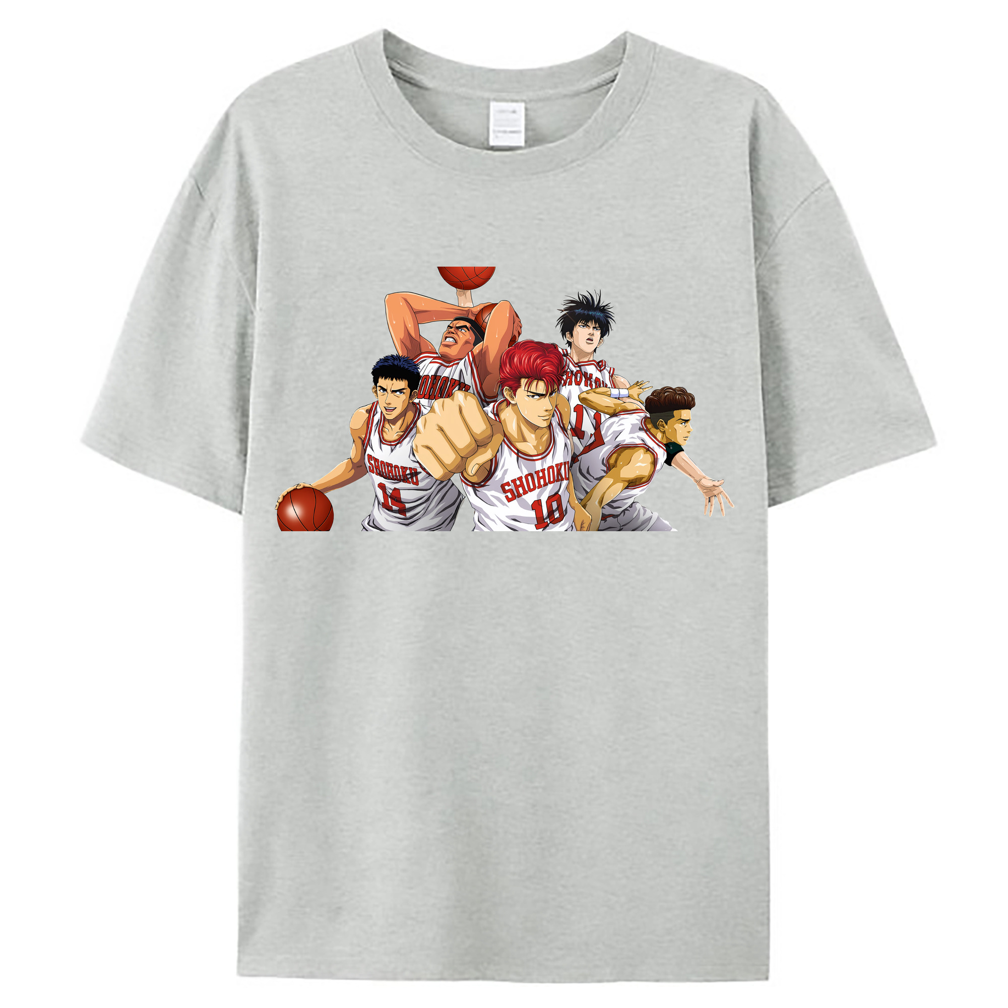 （画像用） SLAM DUNK／スラムダンク レディースカジュアルプリントTシャツ（綿100％）