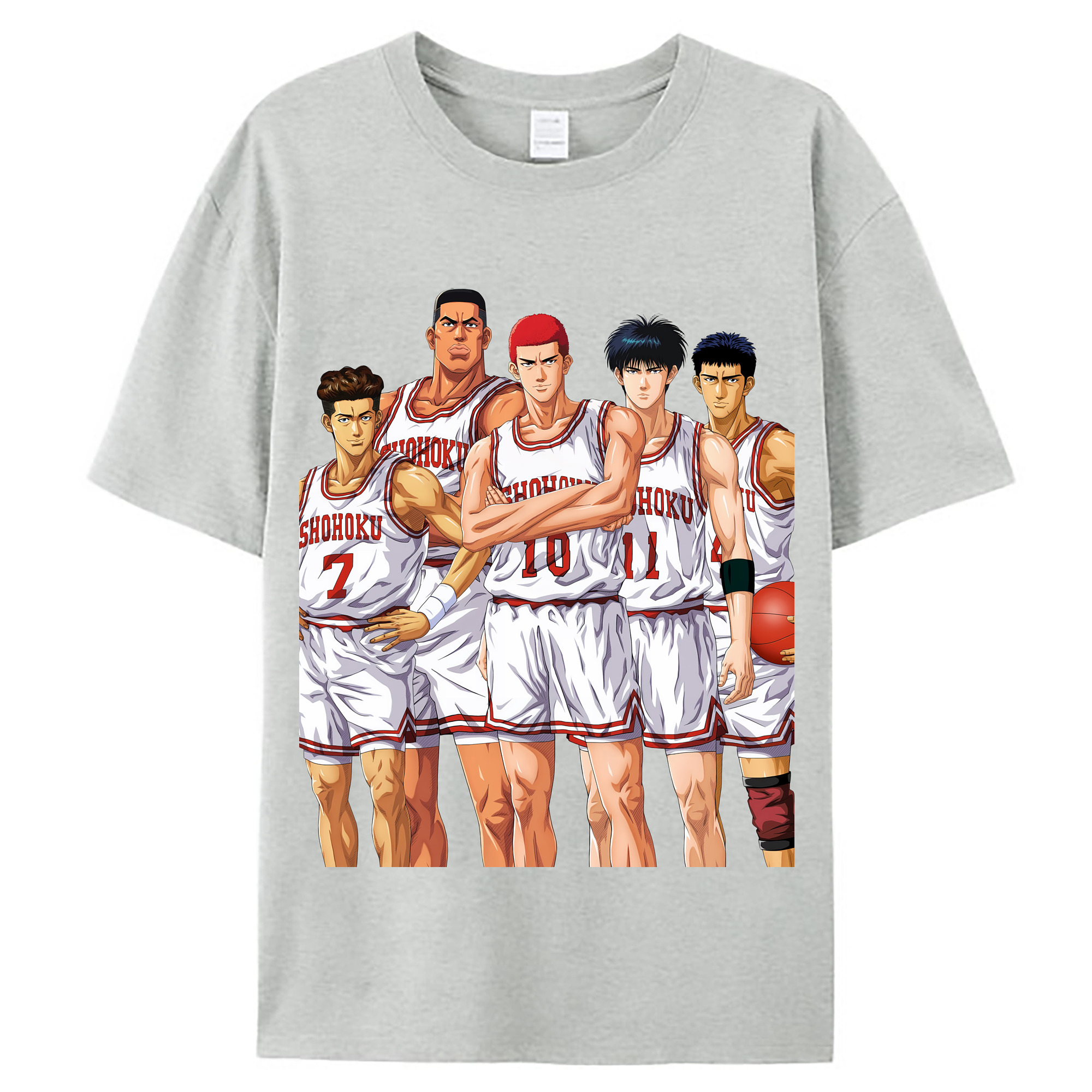 （画像用） SLAM DUNK／スラムダンク レディースカジュアルプリントTシャツ（綿100％）