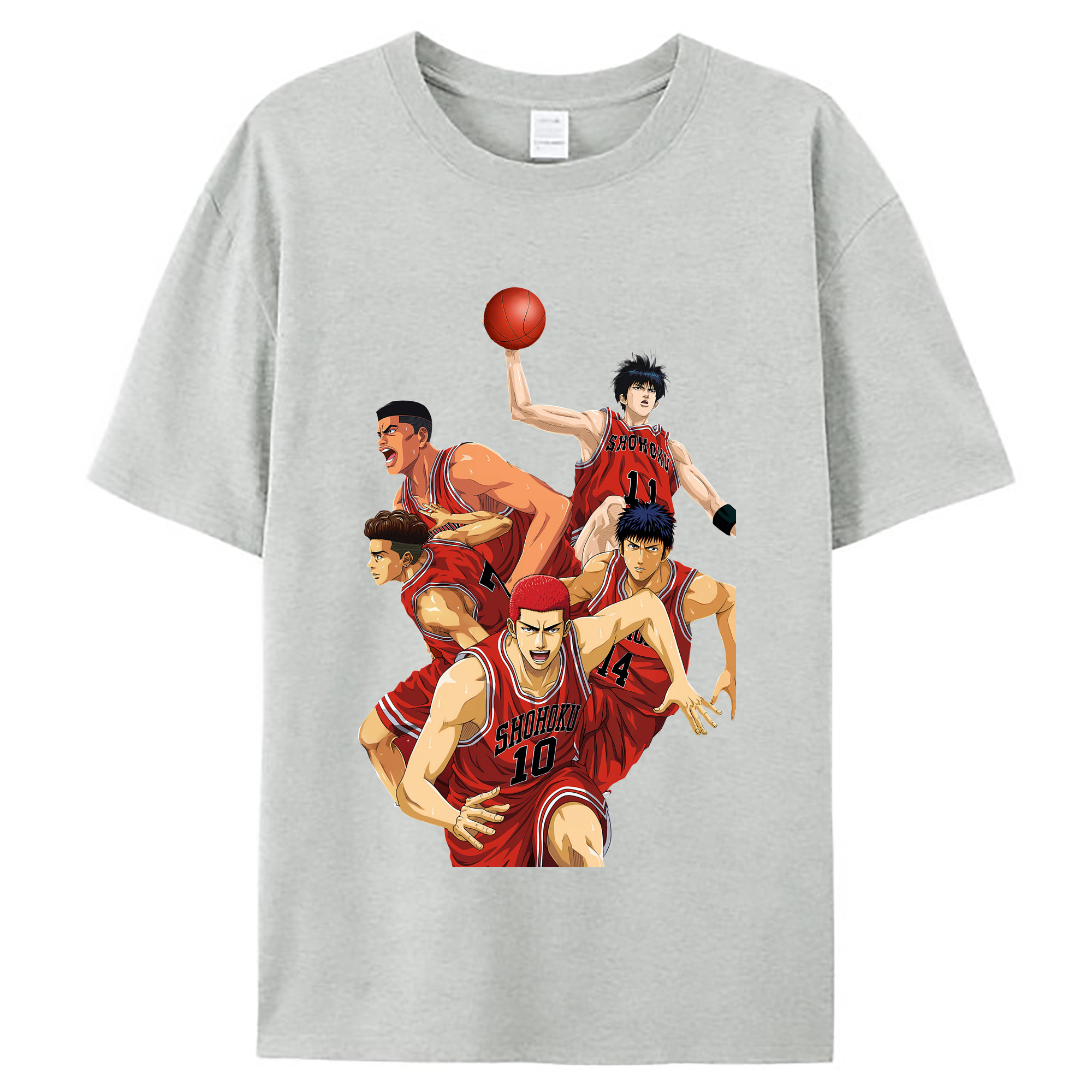 （画像用） SLAM DUNK／スラムダンク レディースカジュアルプリントTシャツ（綿100％）