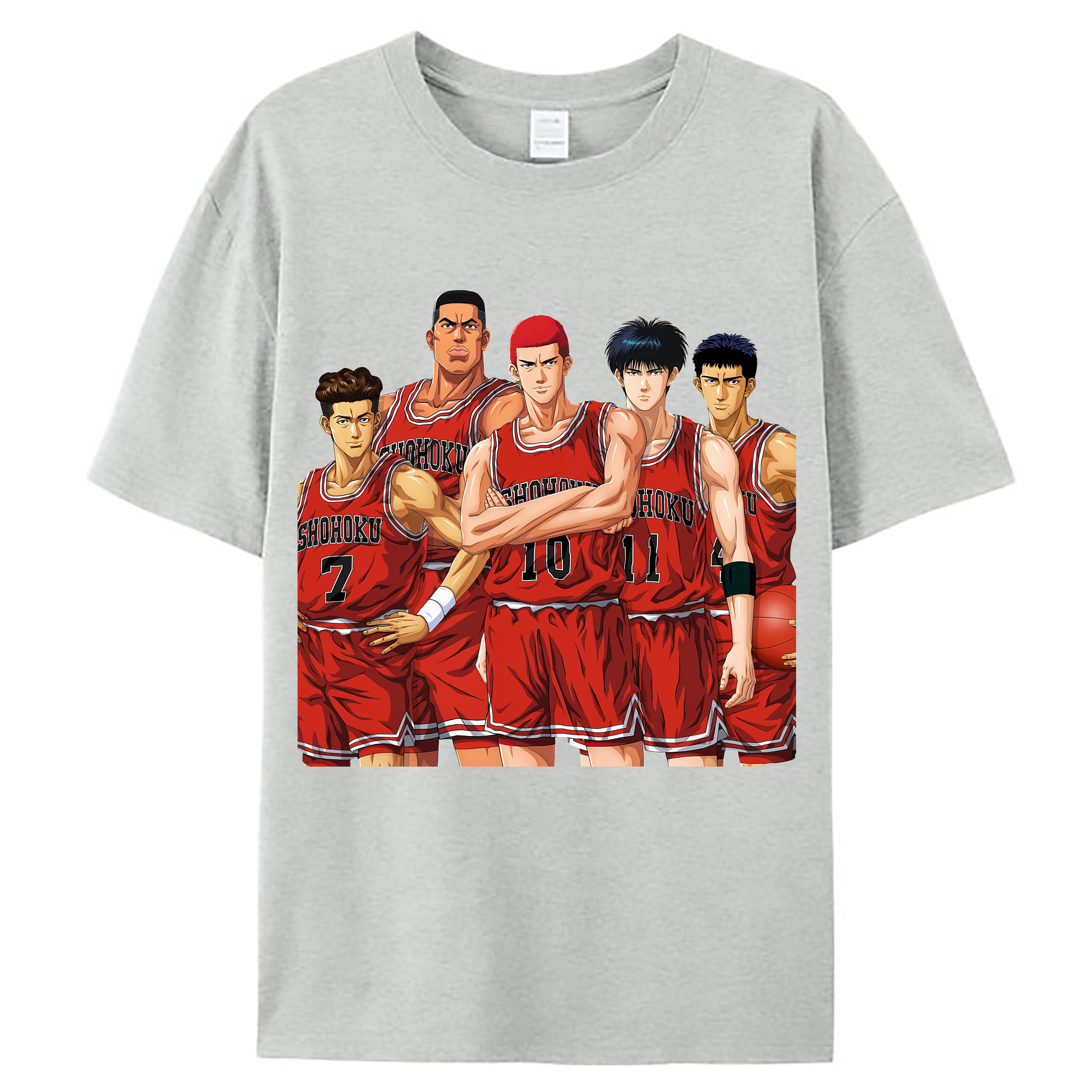 （画像用） SLAM DUNK／スラムダンク レディースカジュアルプリントTシャツ（綿100％）