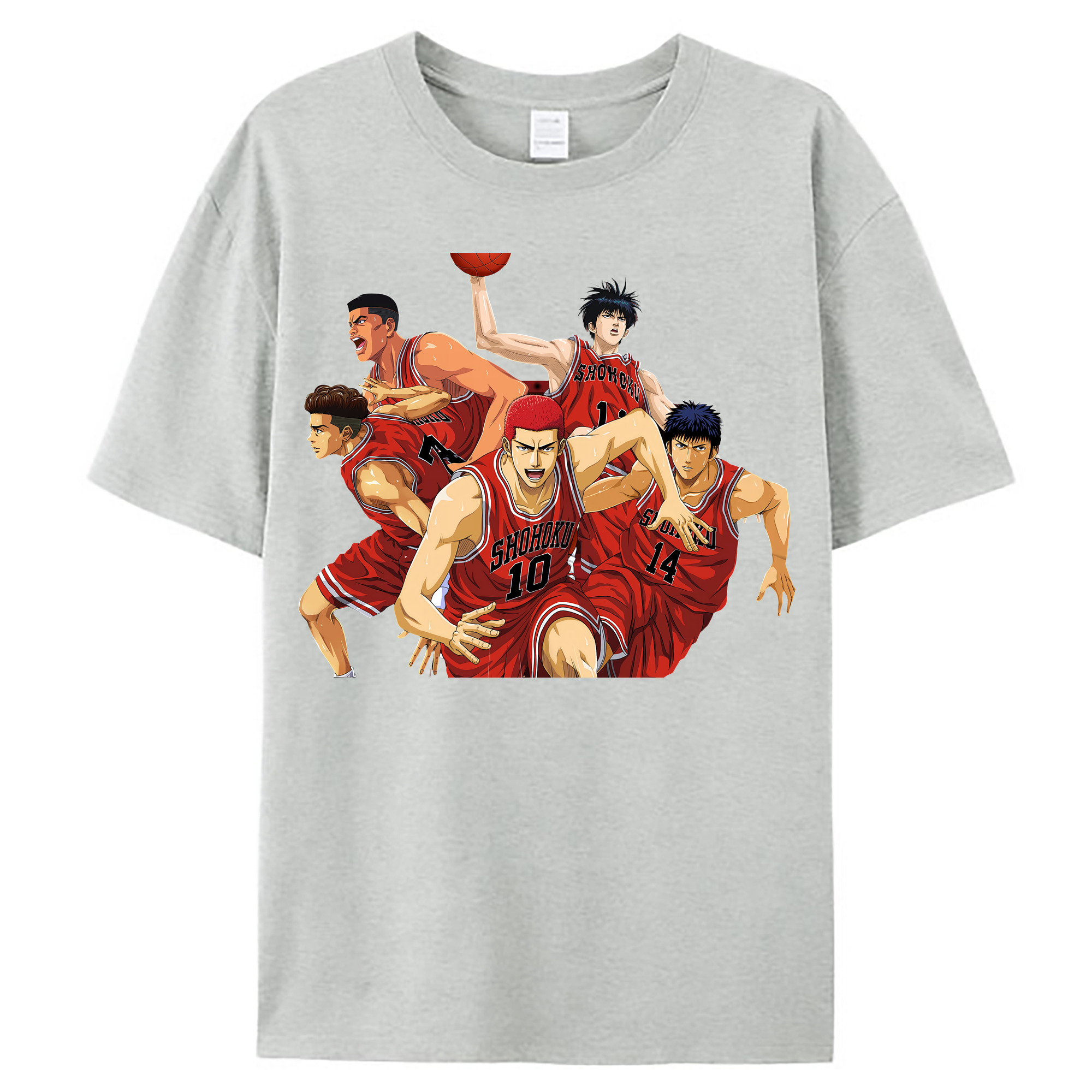 （画像用） SLAM DUNK／スラムダンク レディースカジュアルプリントTシャツ（綿100％）