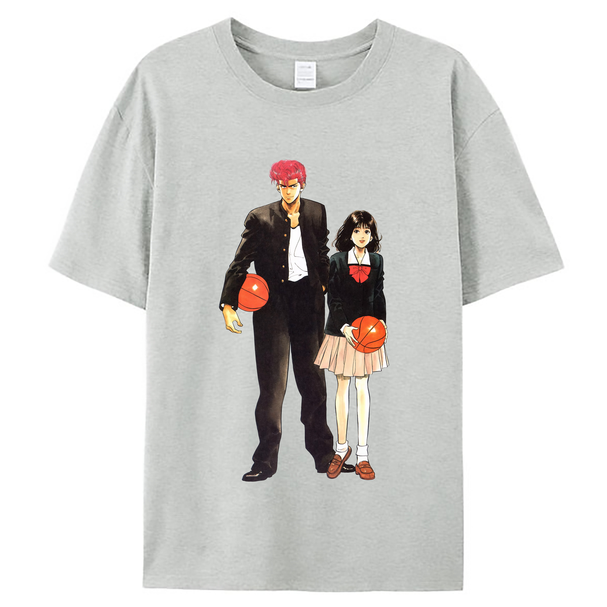 （画像用） SLAM DUNK／スラムダンク レディースカジュアルプリントTシャツ（綿100％）