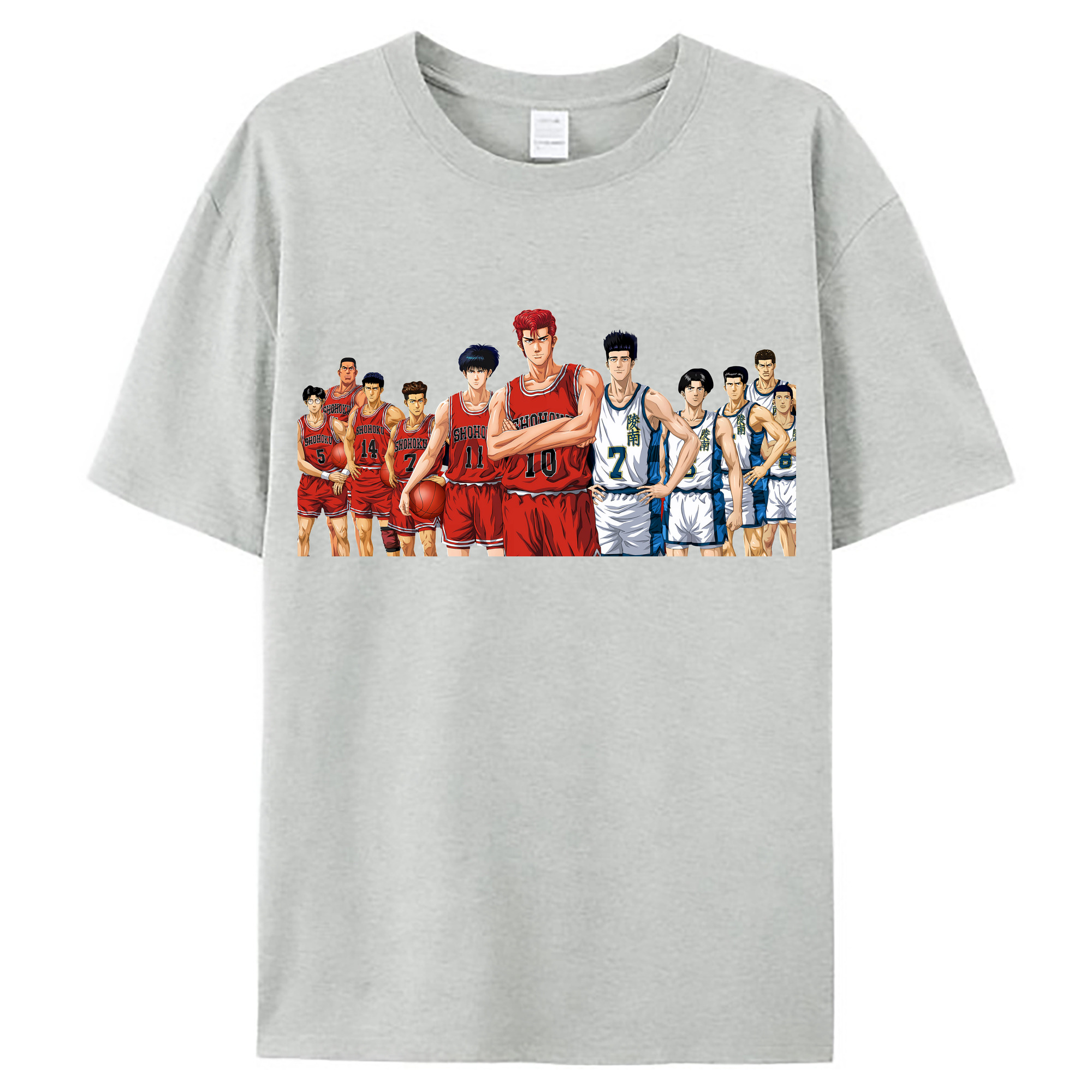 （画像用） SLAM DUNK／スラムダンク レディースカジュアルプリントTシャツ（綿100％）